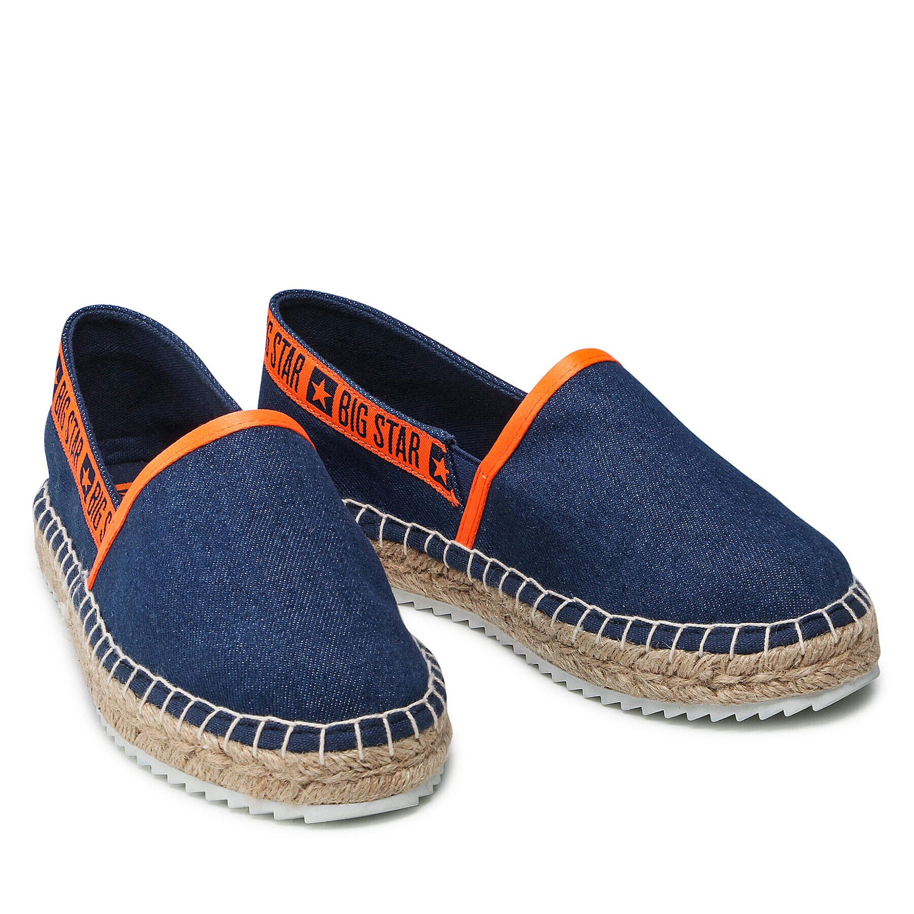 Big Star Shoes Espadrilky JJ274877 Tmavomodrá - Pepit.cz