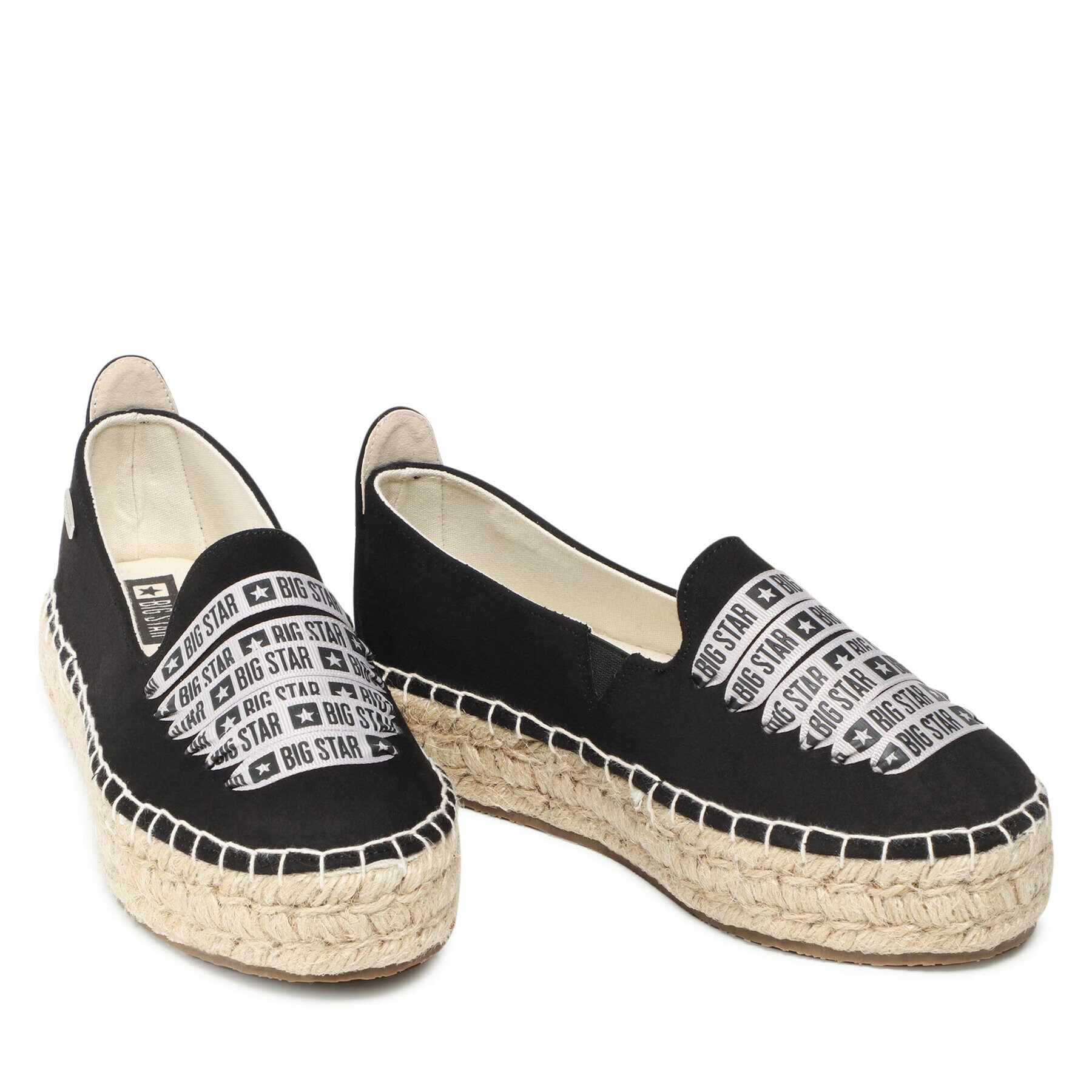 Big Star Shoes Espadrilky JJ274891 Černá - Pepit.cz