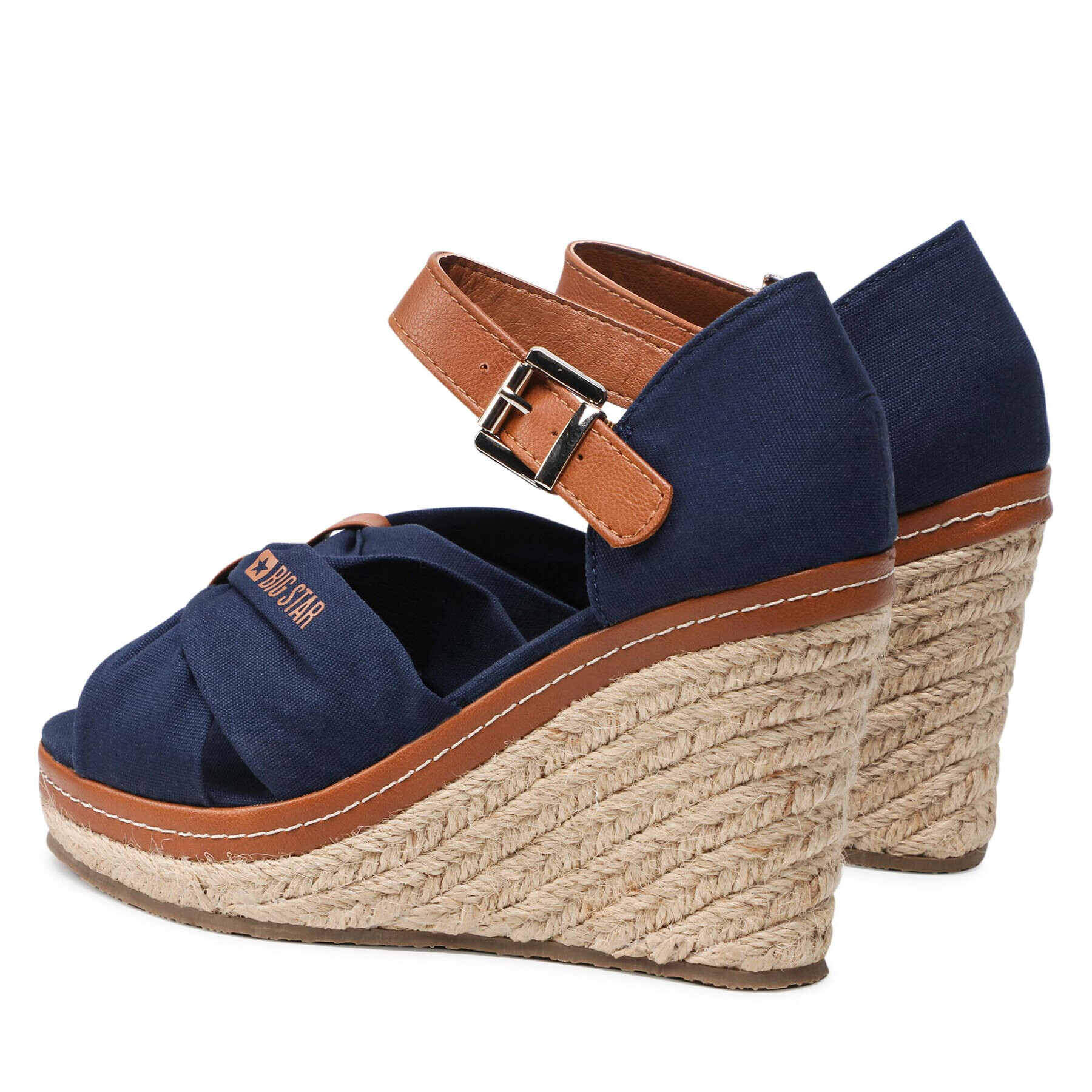 Big Star Shoes Espadrilky JJ274938 Tmavomodrá - Pepit.cz