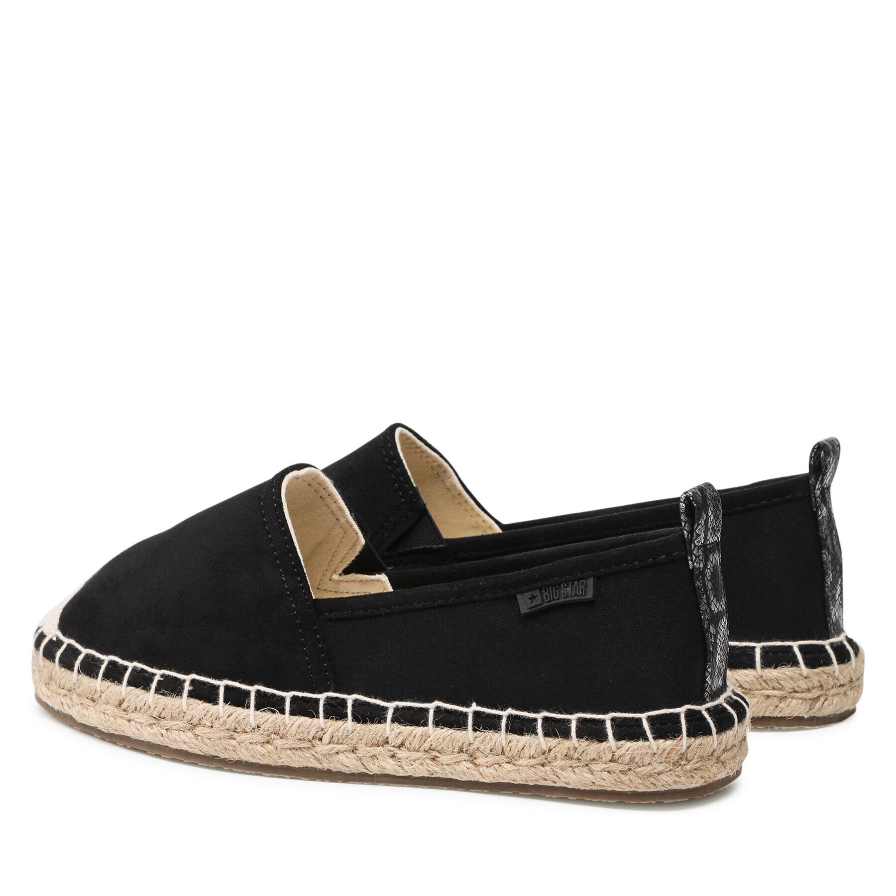 Big Star Shoes Espadrilky JJ274952 Černá - Pepit.cz