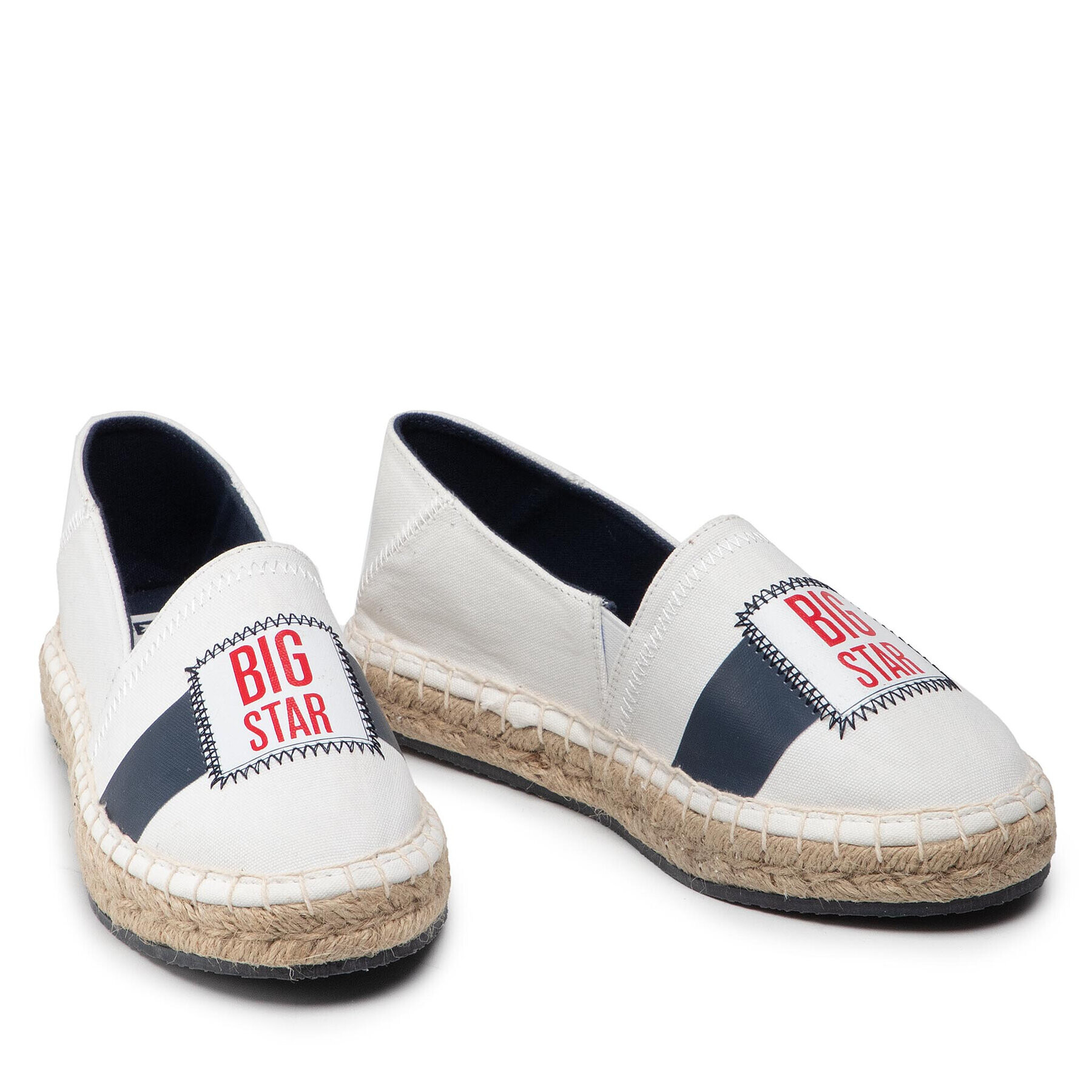 Big Star Shoes Espadrilky JJ274964 Bílá - Pepit.cz