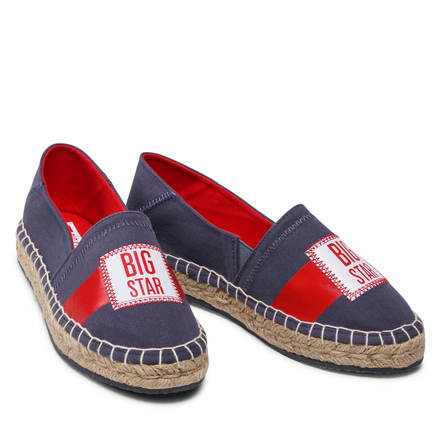 Big Star Shoes Espadrilky JJ274965 Tmavomodrá - Pepit.cz