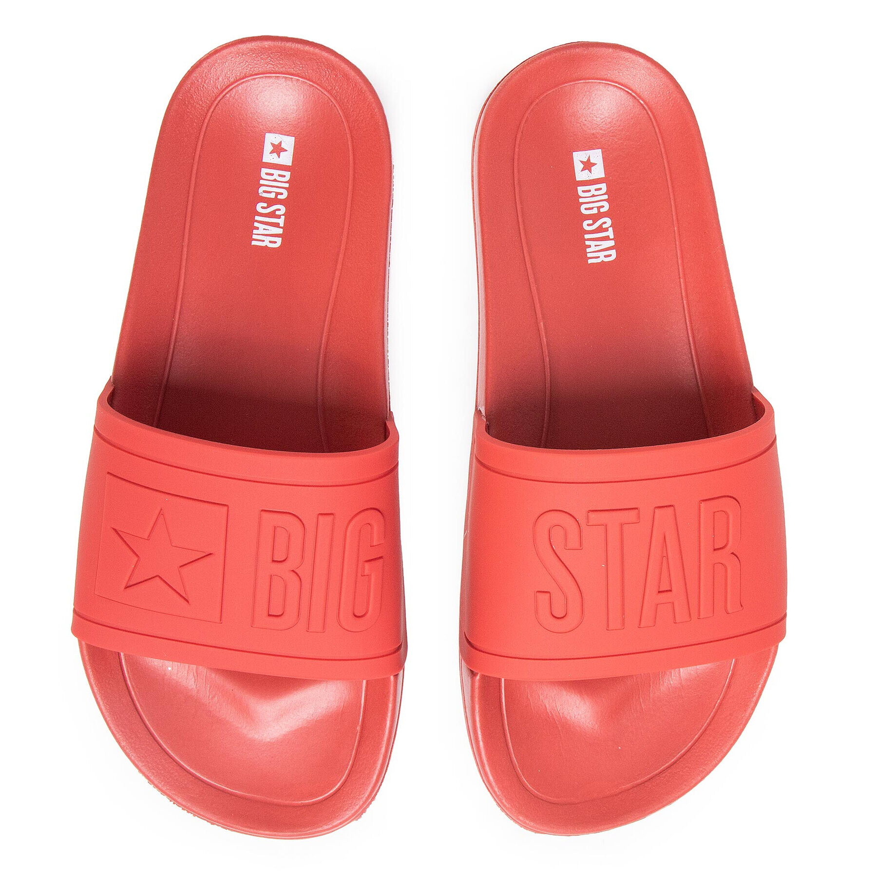 Big Star Shoes Nazouváky DD174689 Červená - Pepit.cz