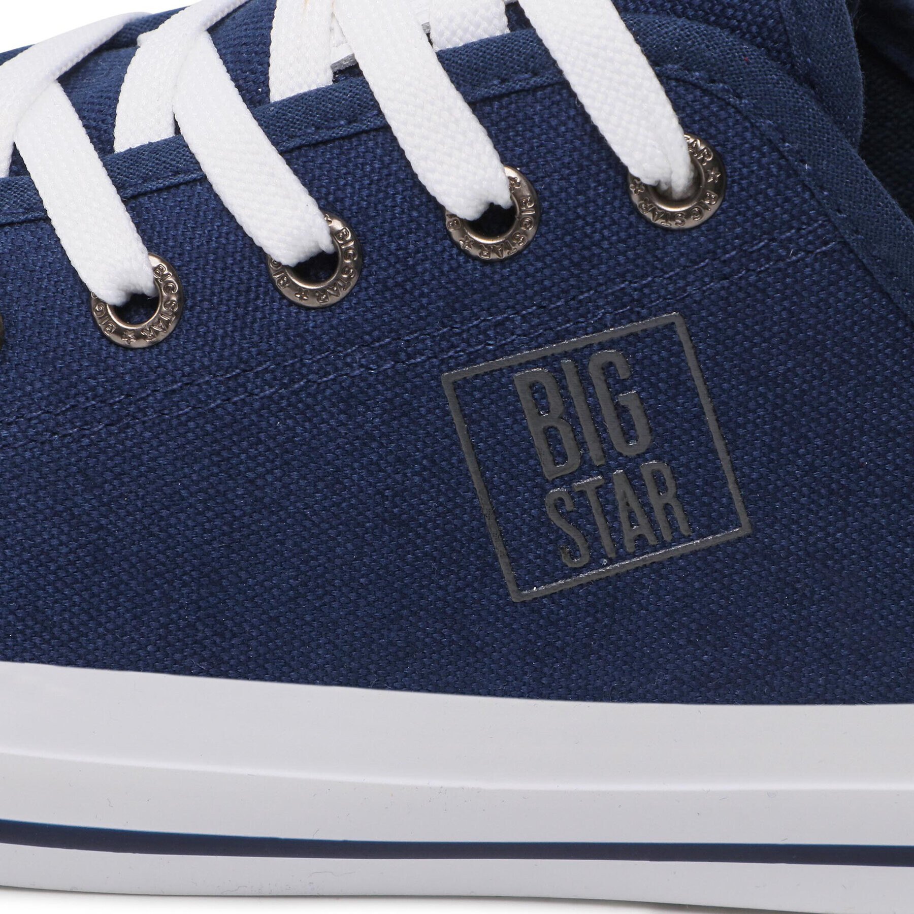 Big Star Shoes Plátěnky JJ174138 Tmavomodrá - Pepit.cz