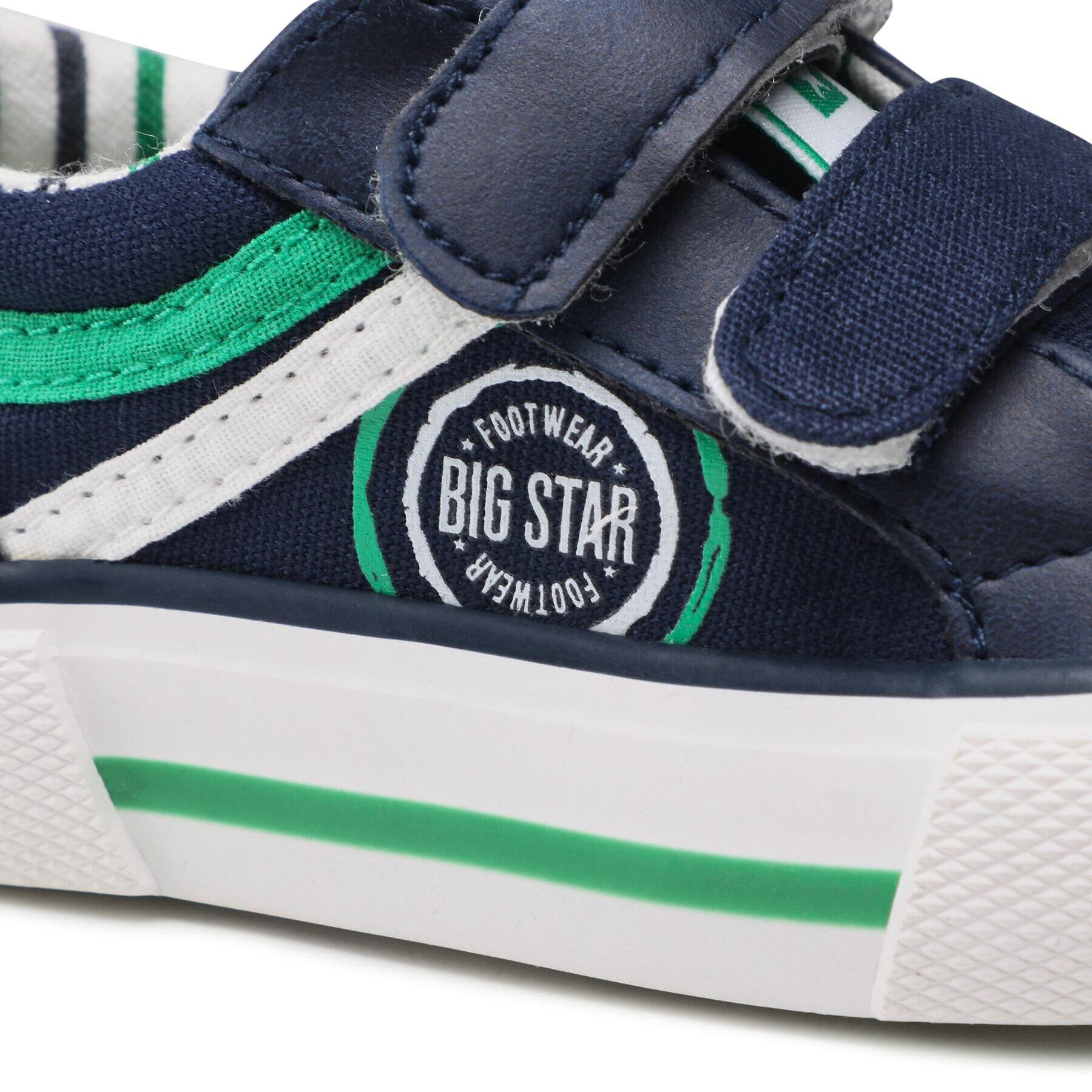 Big Star Shoes Plátěnky JJ374315 Tmavomodrá - Pepit.cz