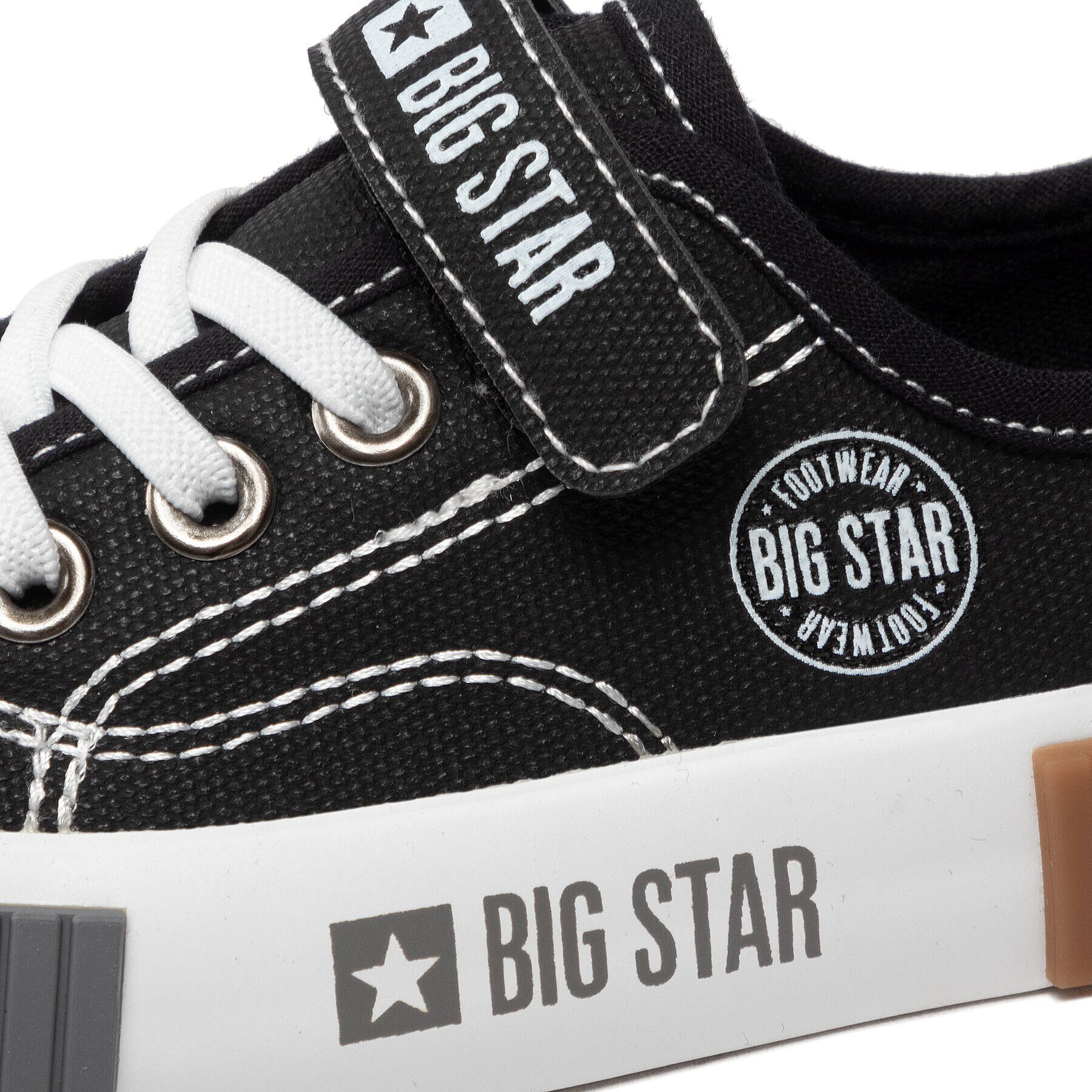 Big Star Shoes Plátěnky KK374010 Černá - Pepit.cz