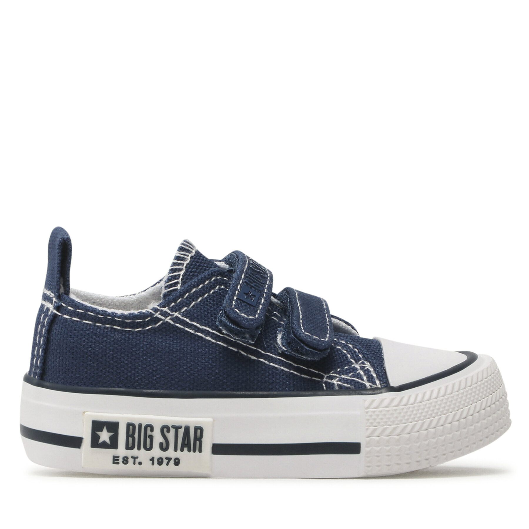 Big Star Shoes Plátěnky KK374075 Tmavomodrá - Pepit.cz