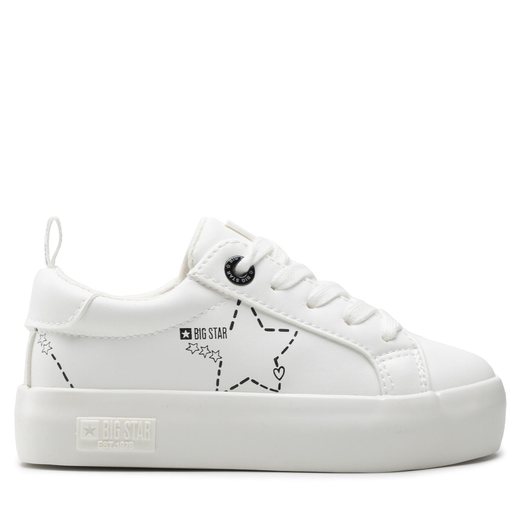 Big Star Shoes Sneakersy KK374222 Bílá - Pepit.cz