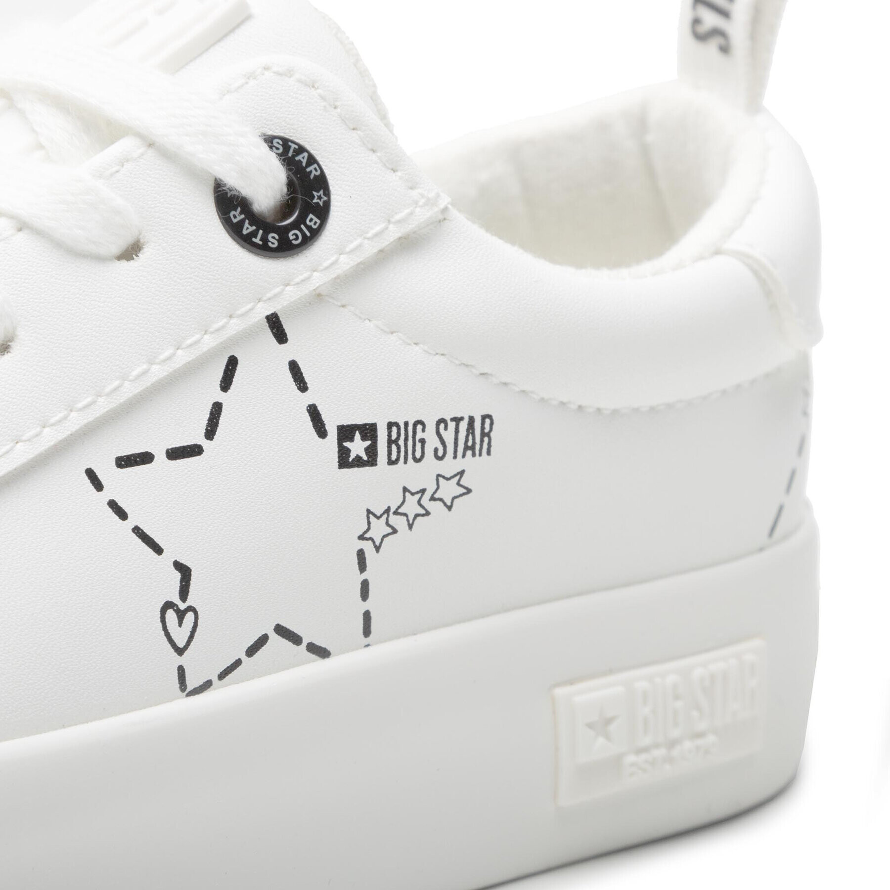 Big Star Shoes Sneakersy KK374222 Bílá - Pepit.cz