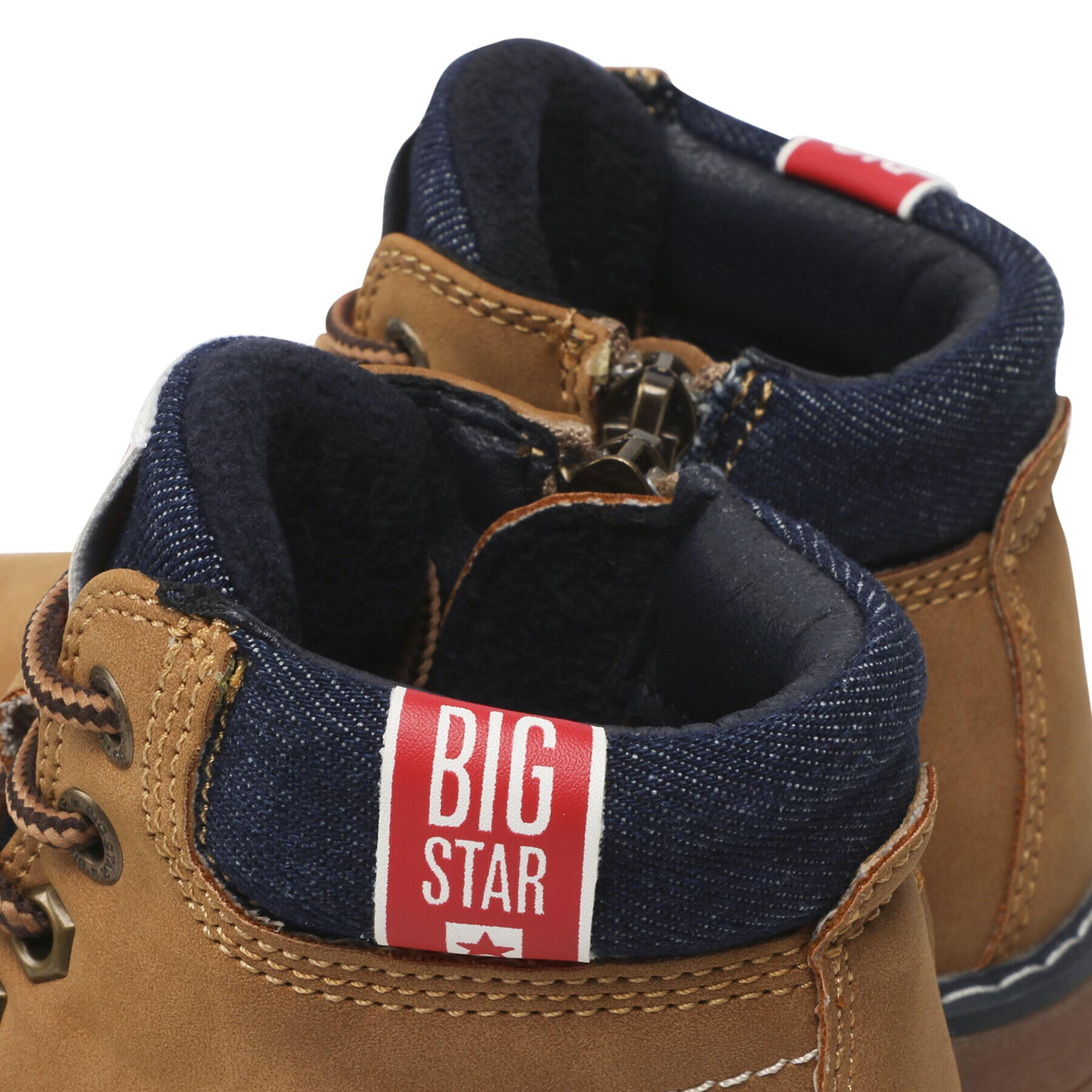 Big Star Shoes Turistická obuv KK374130 Hnědá - Pepit.cz