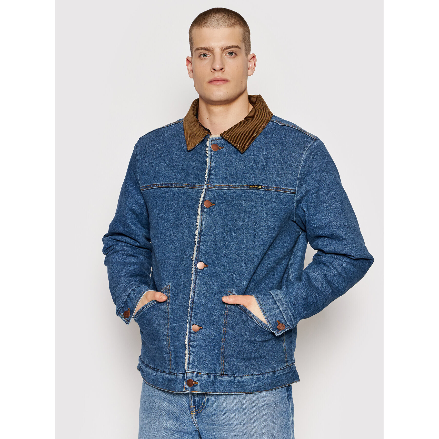 Billabong Jeansová bunda WRANGLER Range Z1JK51 Modrá Classic Fit - Pepit.cz