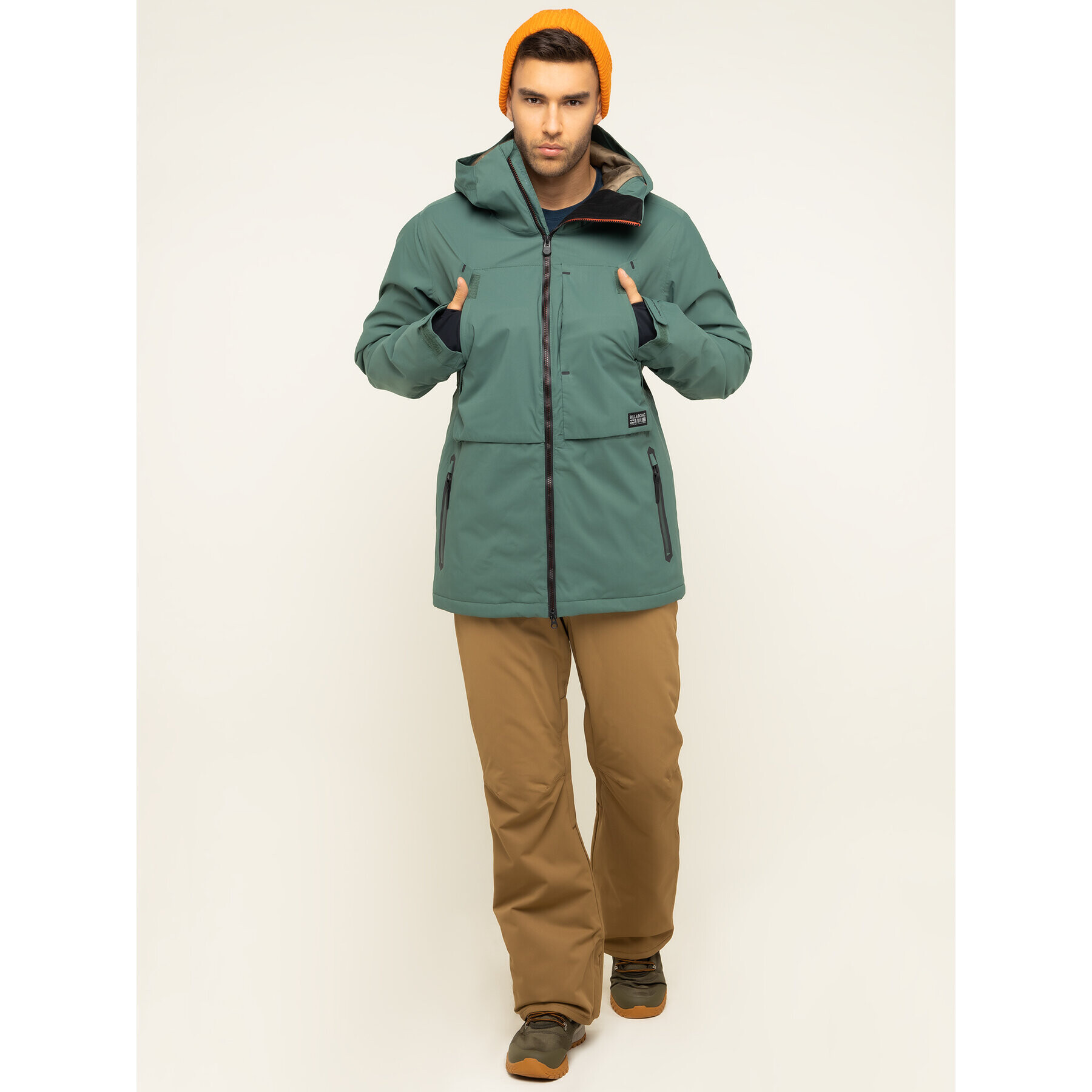 Billabong Snowboardová bunda Prism Stx Insulated Q6JM07 BIF9 Zelená Regular Fit - Pepit.cz