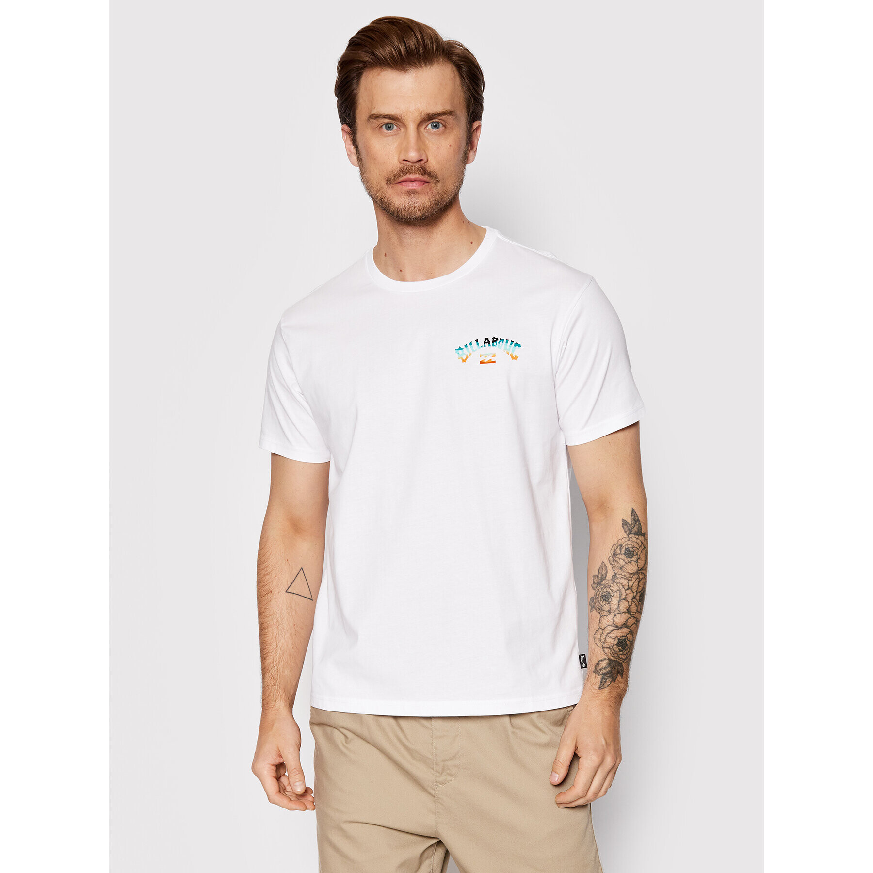 Billabong T-Shirt Arch Fill C1SS10 BIP2 Bílá Regular Fit - Pepit.cz