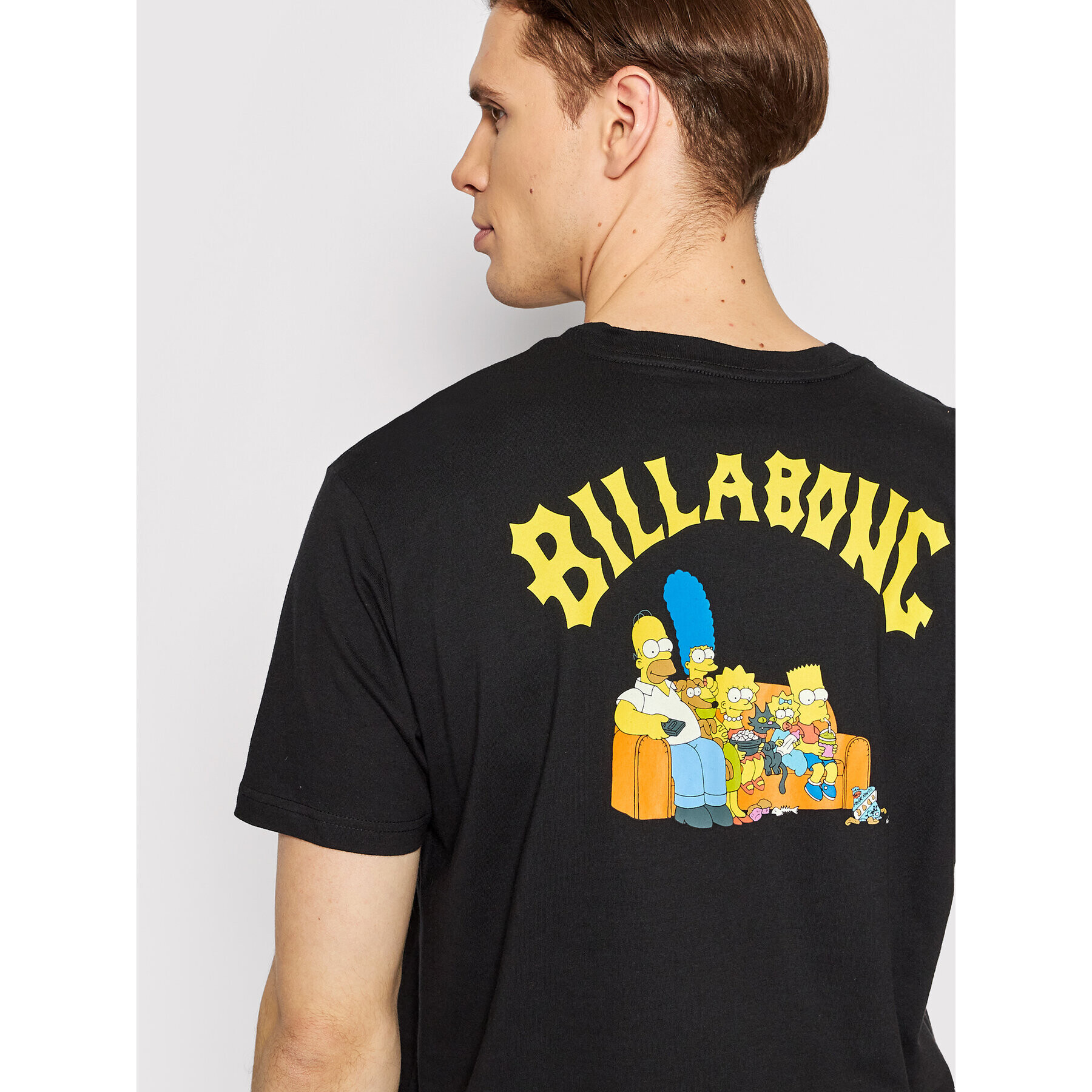 Billabong T-Shirt SIMPSONS Family Couch C1SS79 BIP2 Černá Regular Fit - Pepit.cz