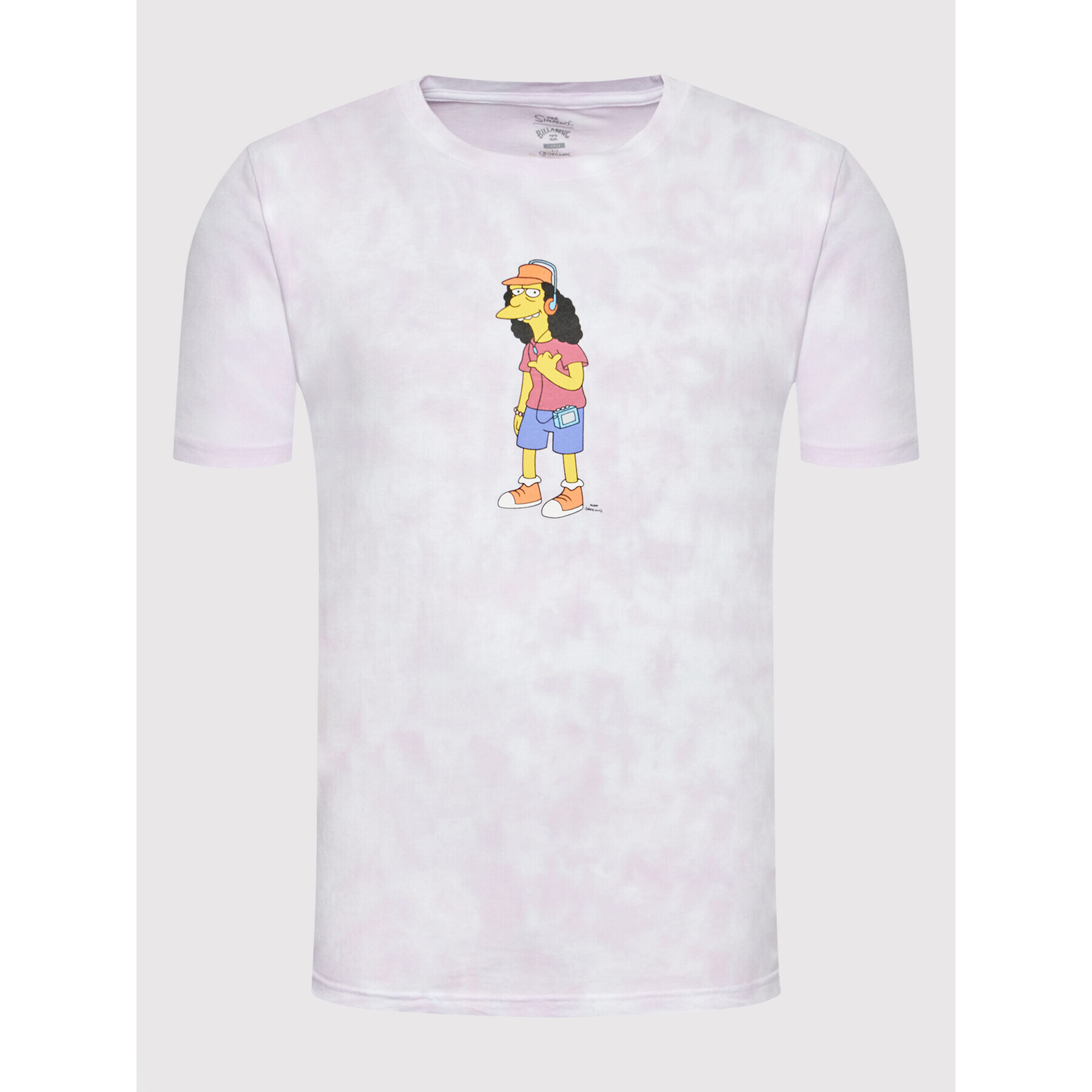 Billabong T-Shirt SIMPSONS Otto A1SS38 Fialová Relaxed Fit - Pepit.cz