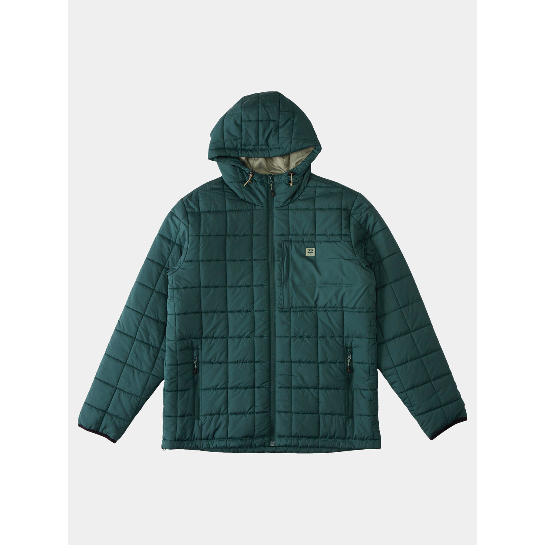 Billabong Vatovaná bunda Journey Puffer ABYJK00162 Zelená Regular Fit - Pepit.cz