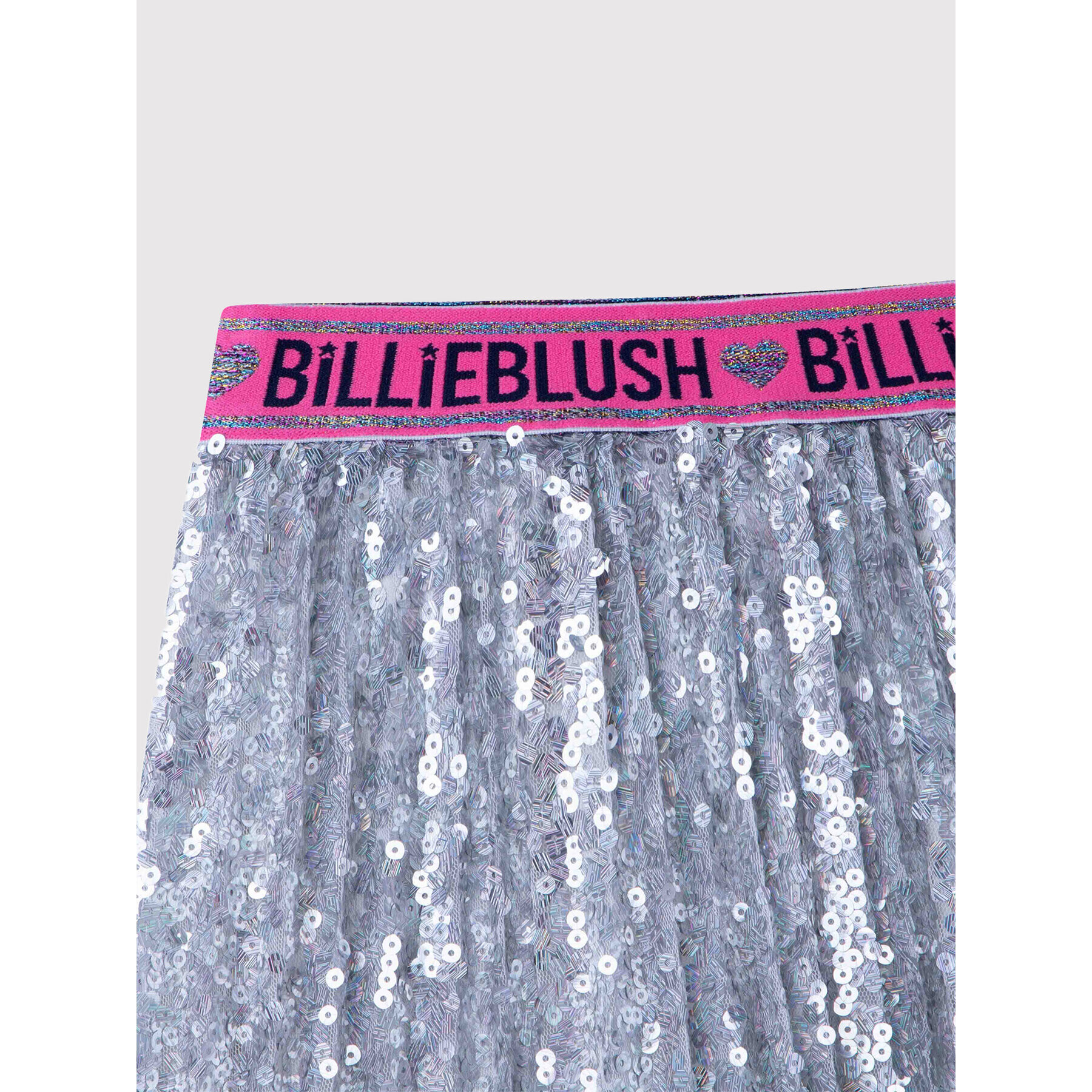 Billieblush Sukně U13328 Stříbrná Regular Fit - Pepit.cz