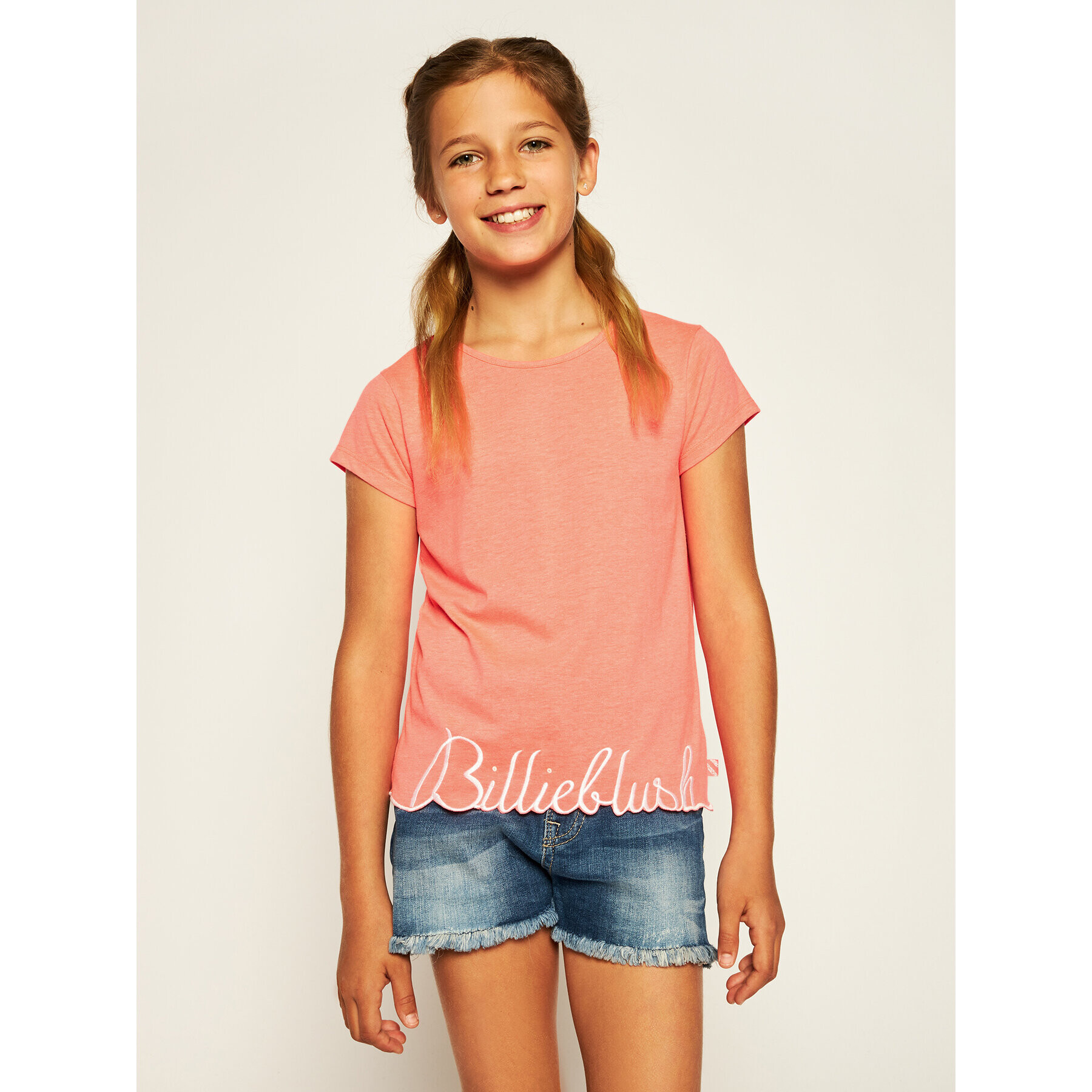 Billieblush T-Shirt U15733 Růžová Regular Fit - Pepit.cz