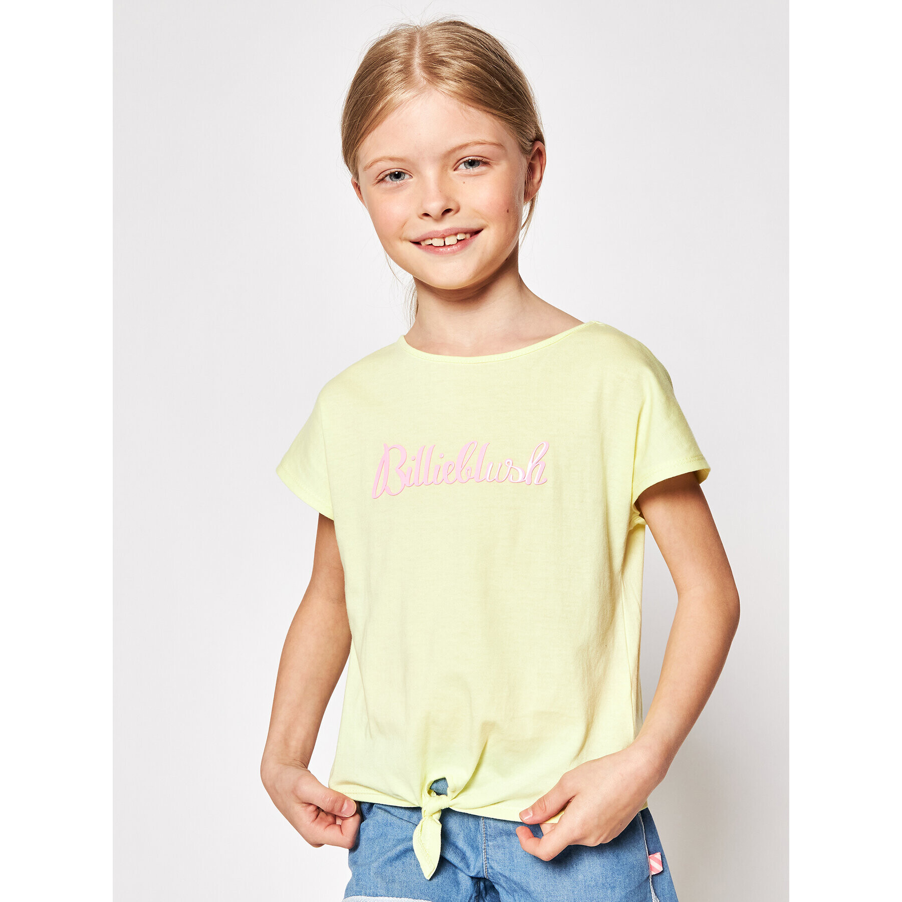 Billieblush T-Shirt U15870 Žlutá Regular Fit - Pepit.cz