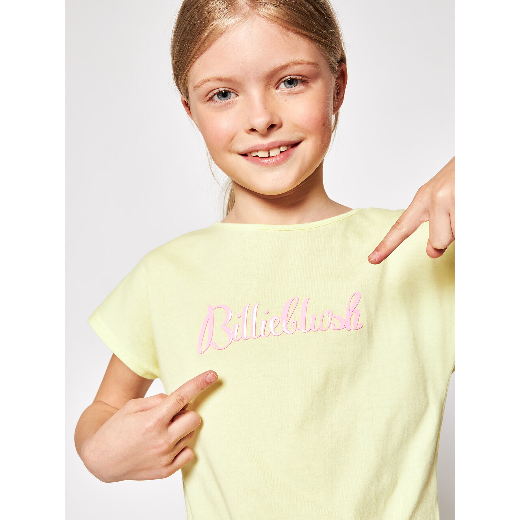 Billieblush T-Shirt U15870 Žlutá Regular Fit - Pepit.cz