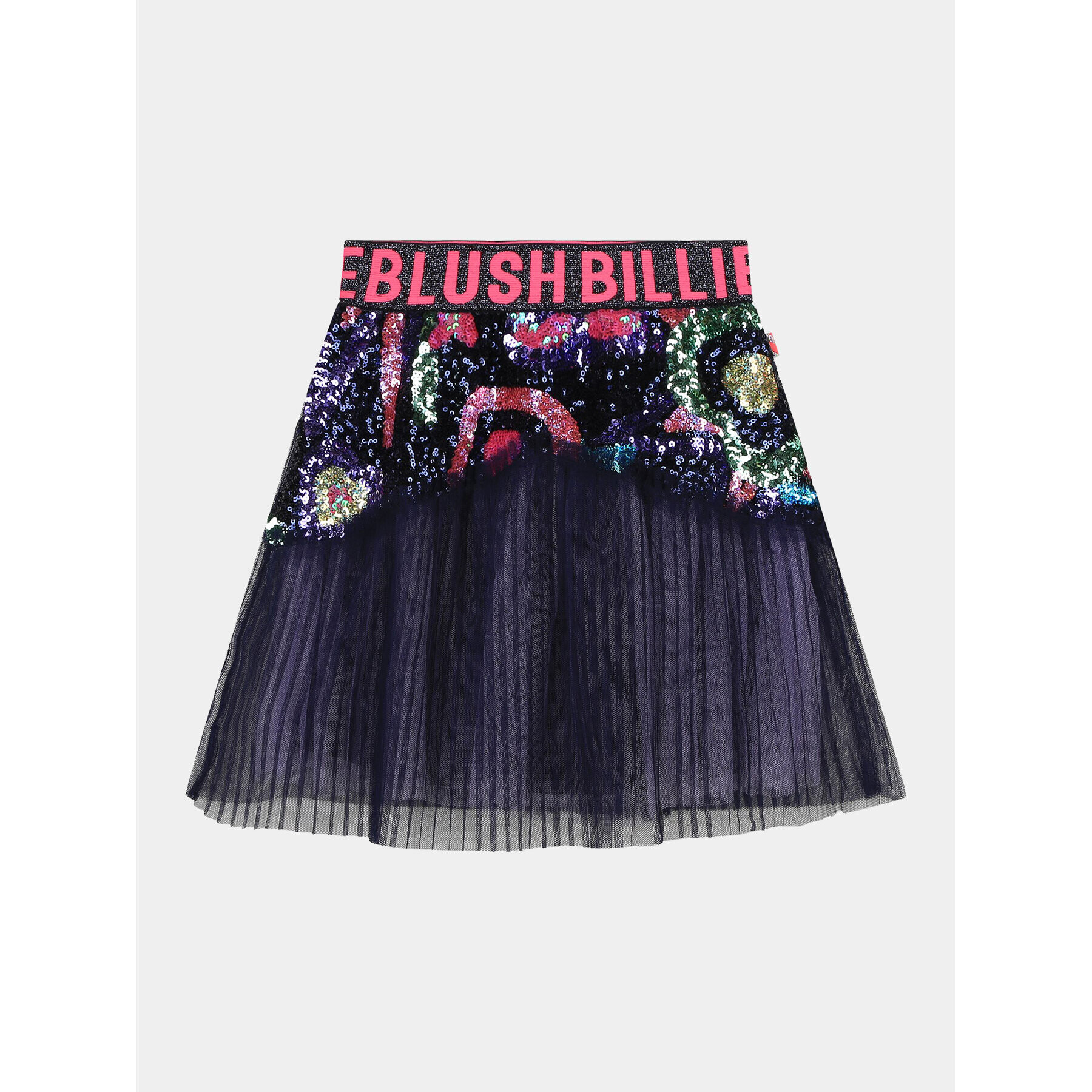 Billieblush tylová sukně U13358 Tmavomodrá Regular Fit - Pepit.cz