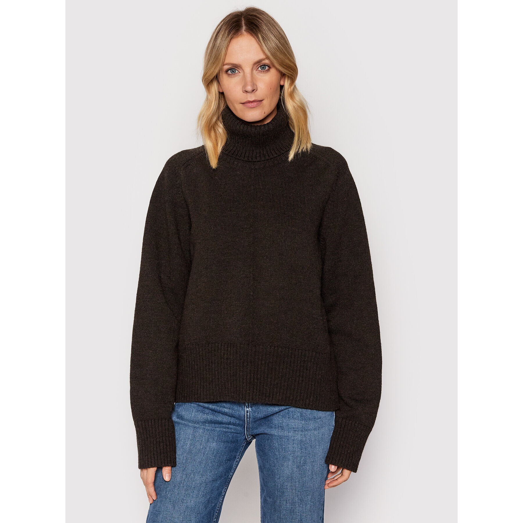 Birgitte Herskind Rolák Flow Knit 4104803 Hnědá Regular Fit - Pepit.cz