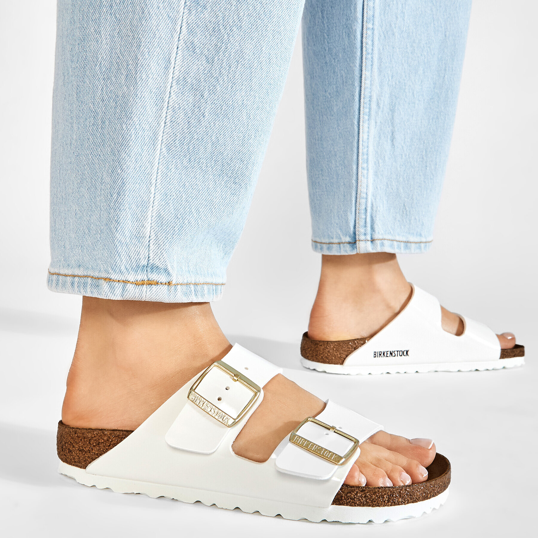 Birkenstock Nazouváky Arizona 1005294 Bílá - Pepit.cz