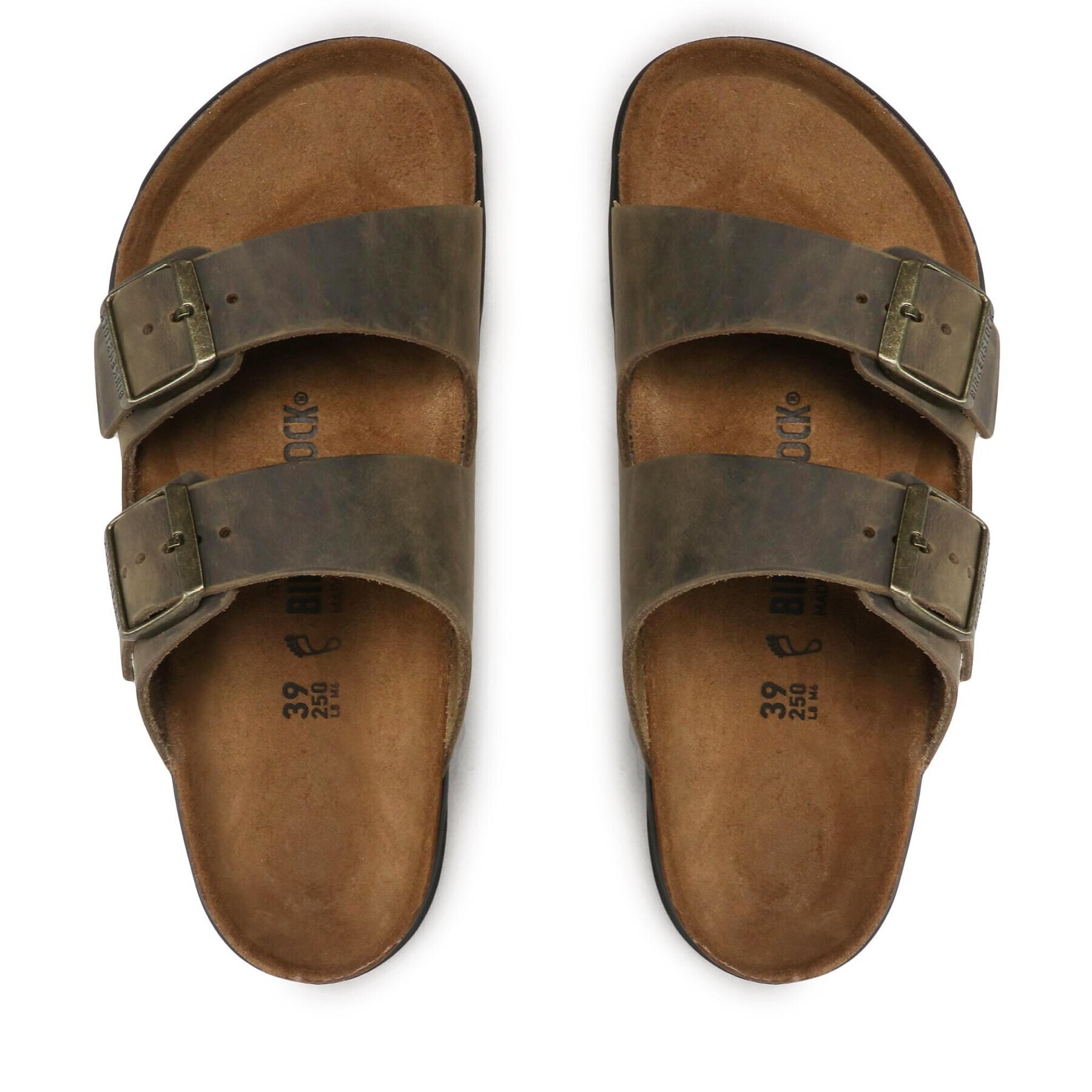 Birkenstock Nazouváky Arizona 1018463 Khaki - Pepit.cz