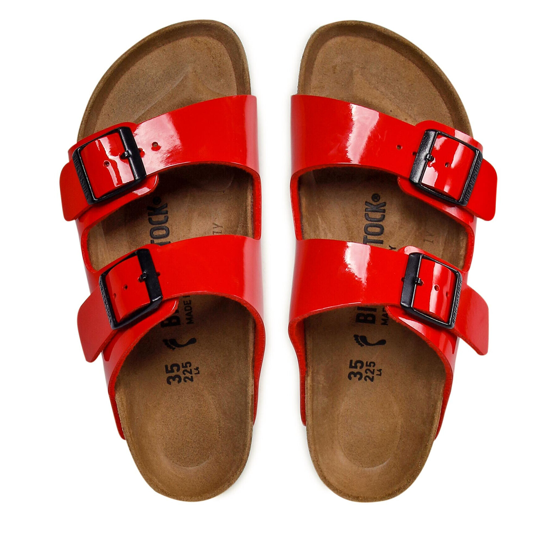 Birkenstock Nazouváky Arizona Bs 1019426 Červená - Pepit.cz