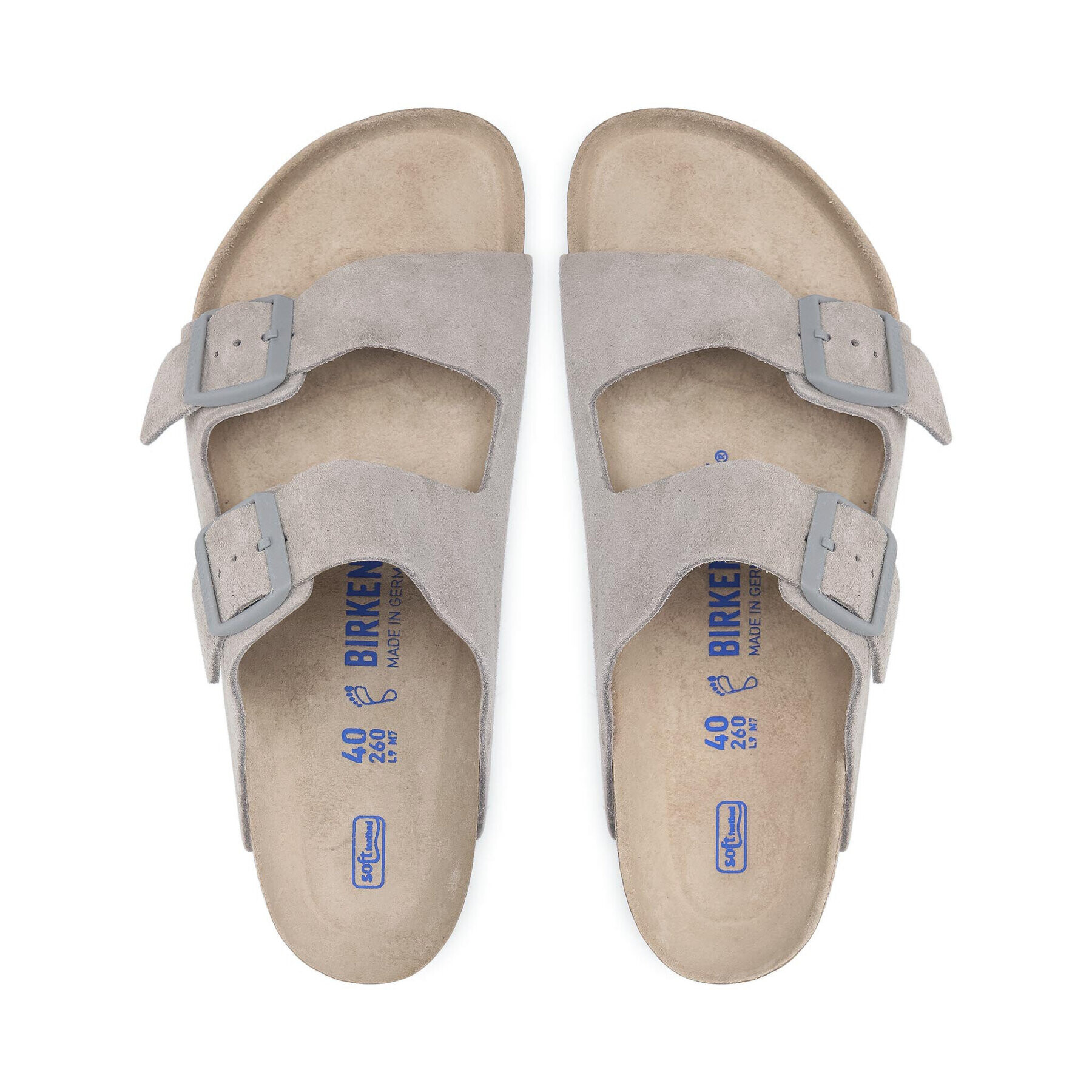 Birkenstock Nazouváky Arizona Bs 1020507 Šedá - Pepit.cz