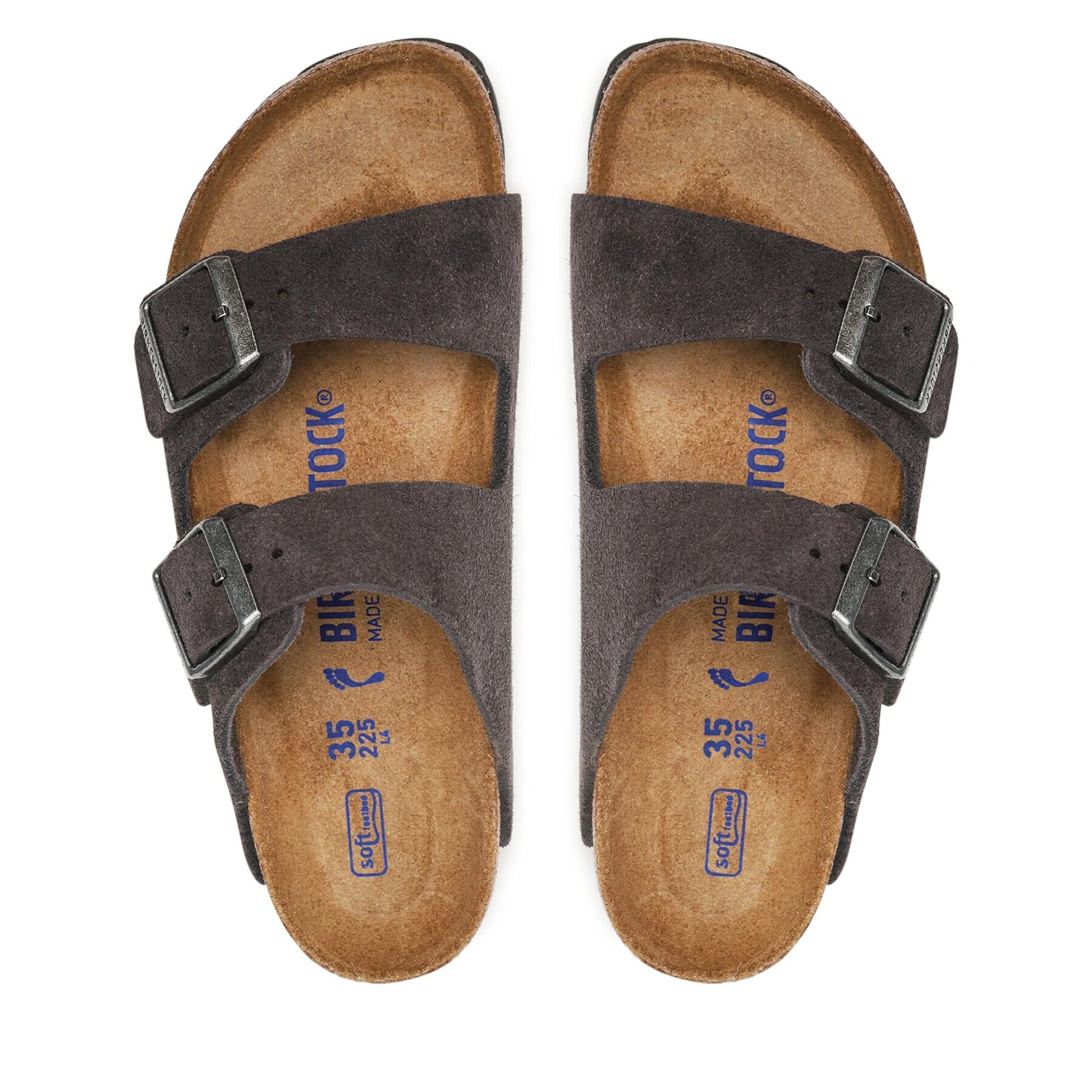 Birkenstock Nazouváky Arizona Bs 552323 Šedá - Pepit.cz