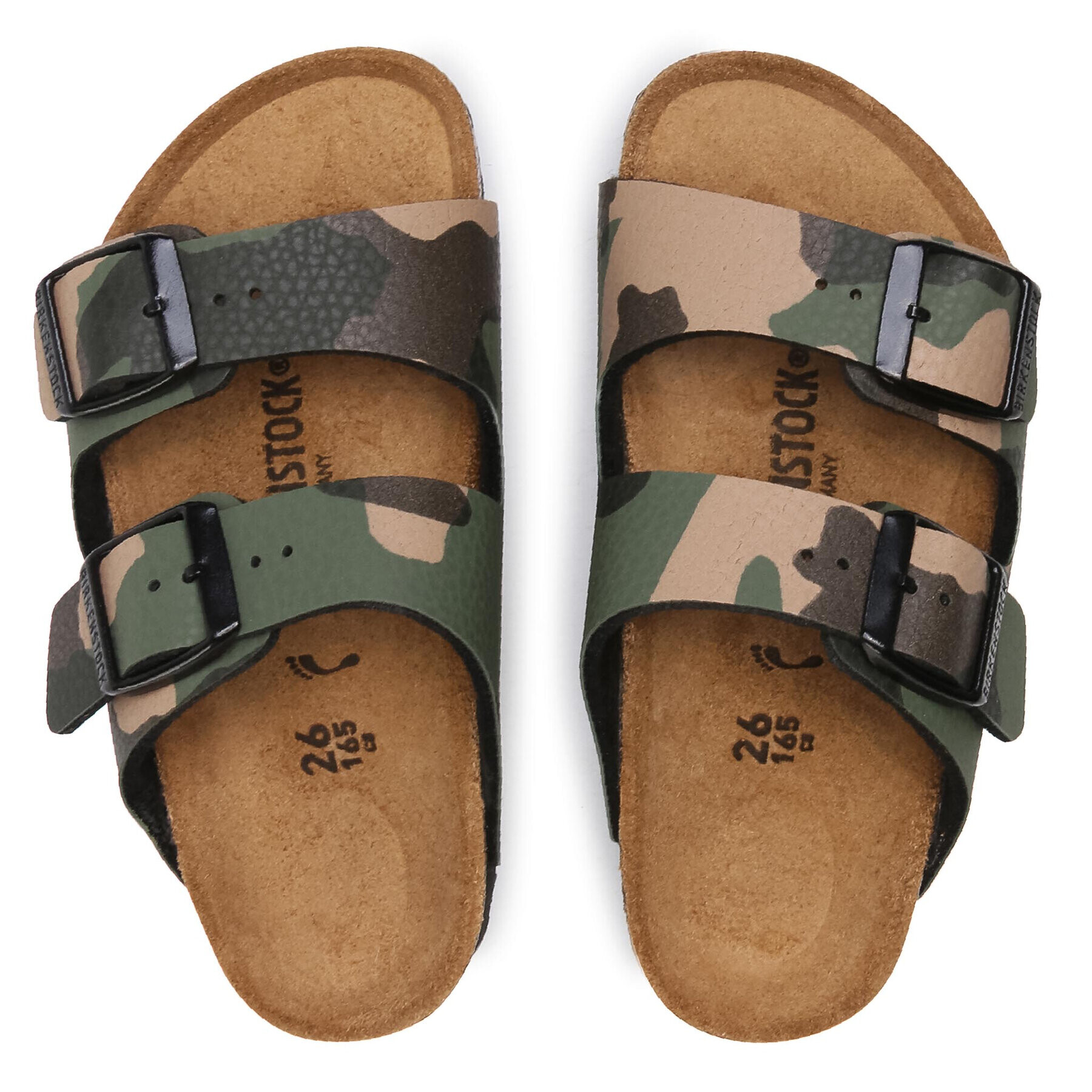 Birkenstock Nazouváky Arizona Kids 1017374 Zelená - Pepit.cz