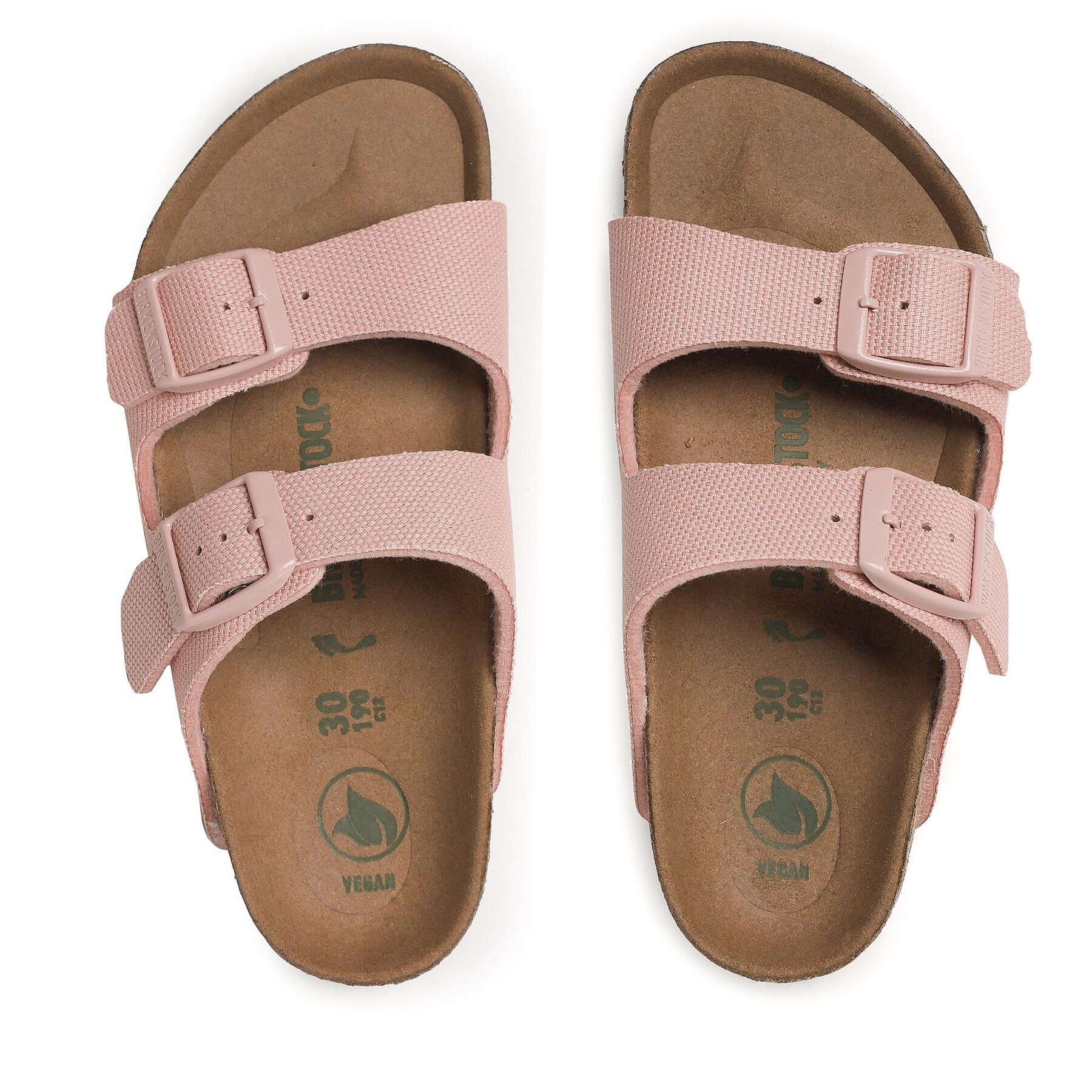 Birkenstock Nazouváky Arizona Kids Vegan Růžová - Pepit.cz