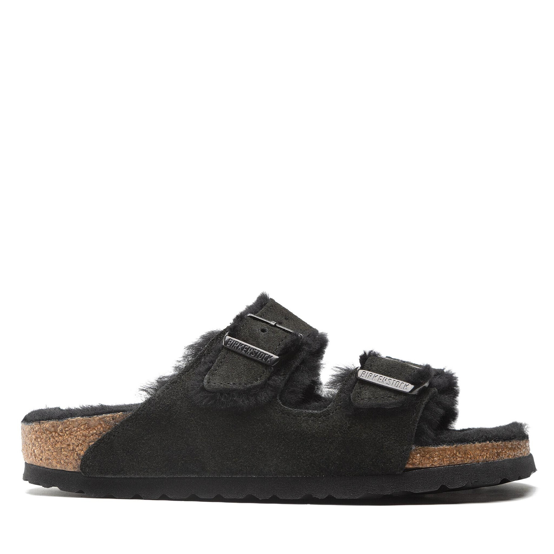 Birkenstock Nazouváky Arizona Shearling 0752663 Černá - Pepit.cz