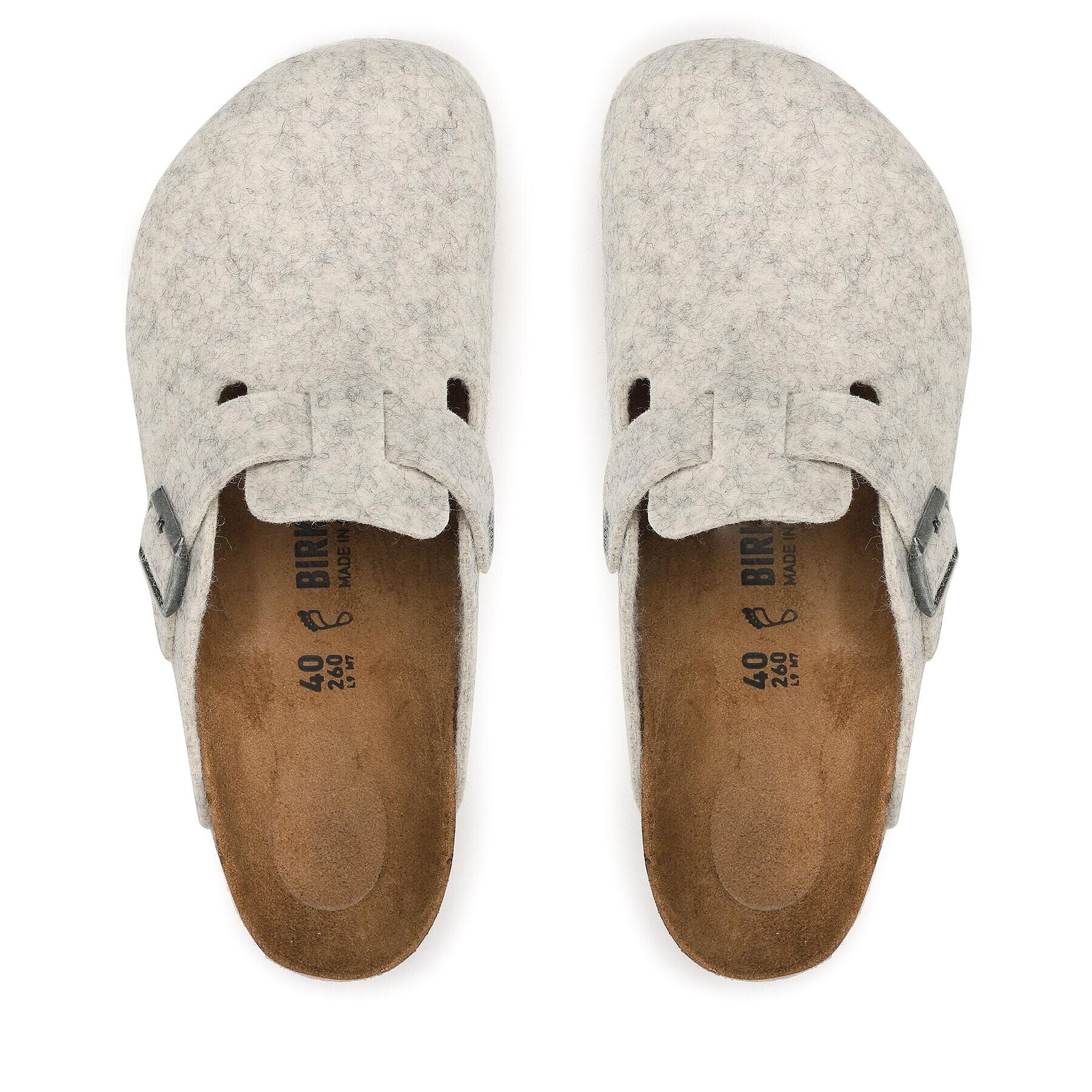 Birkenstock Nazouváky Boston 1023160 Bílá - Pepit.cz