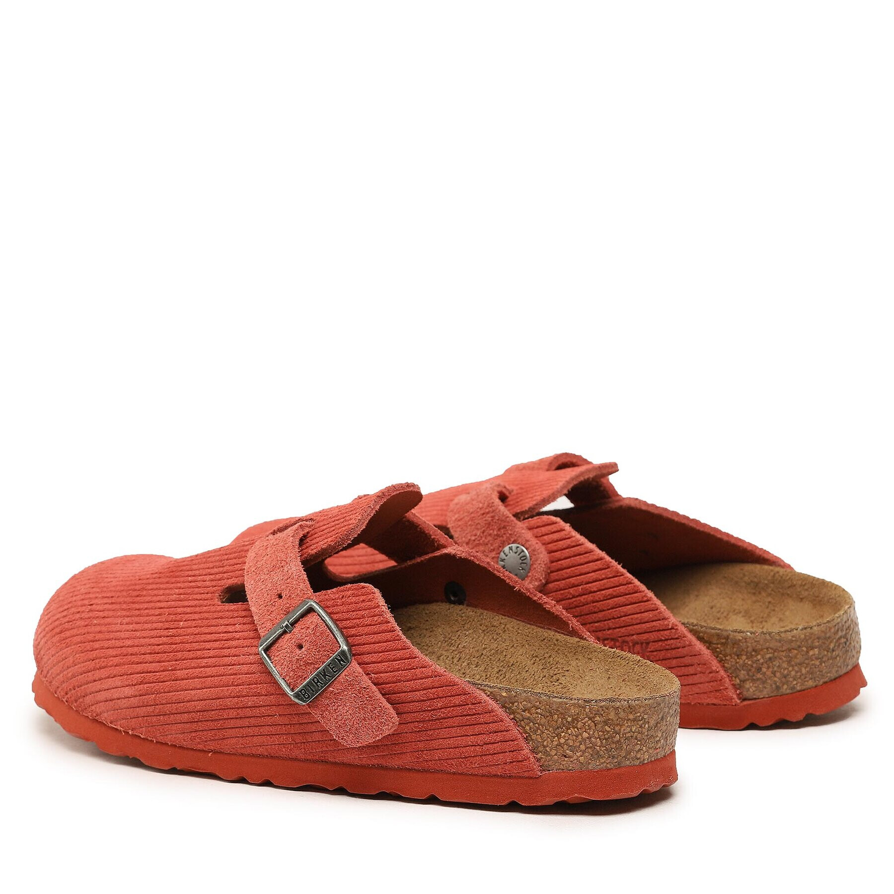 Birkenstock Nazouváky Boston 1025689 Červená - Pepit.cz