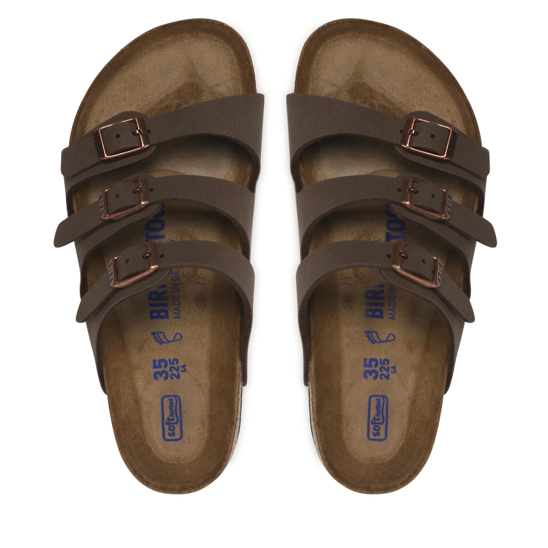 Birkenstock Nazouváky Florida 0053881 Hnědá - Pepit.cz