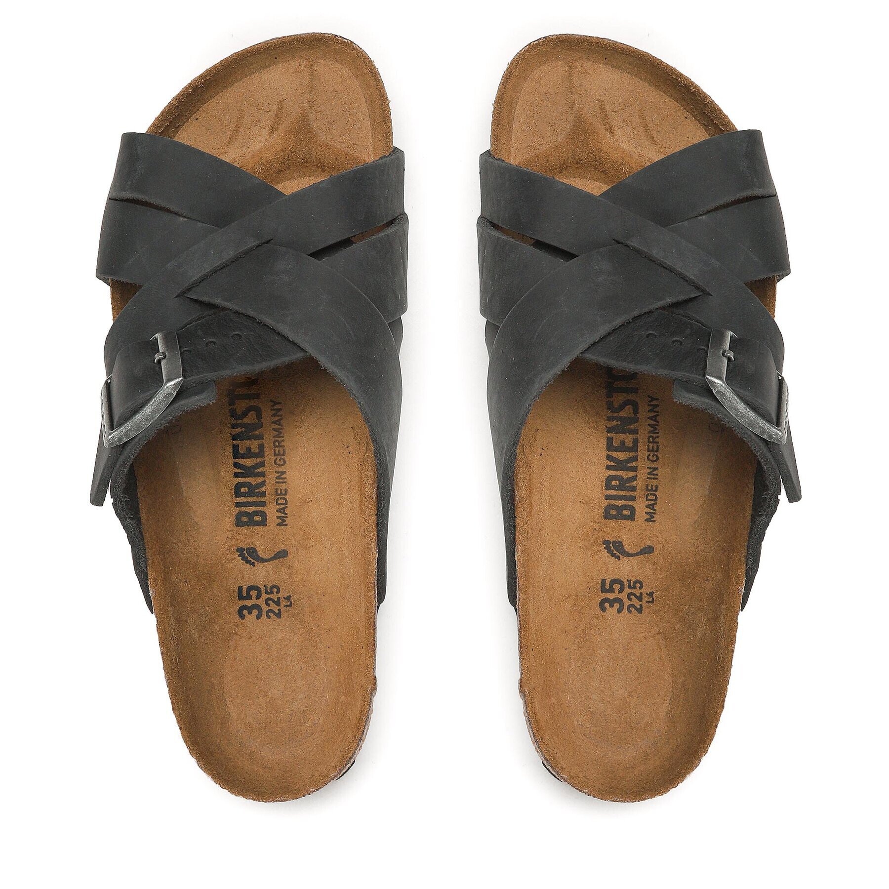 Birkenstock Nazouváky Lugano 1017466 Černá - Pepit.cz