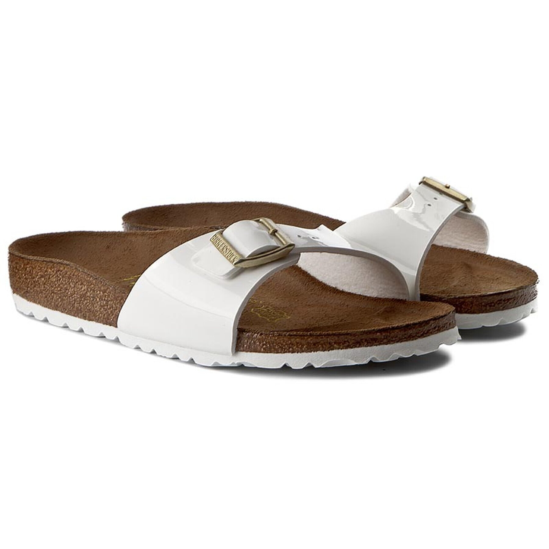 Birkenstock Nazouváky Madrid 1005310 Bílá - Pepit.cz