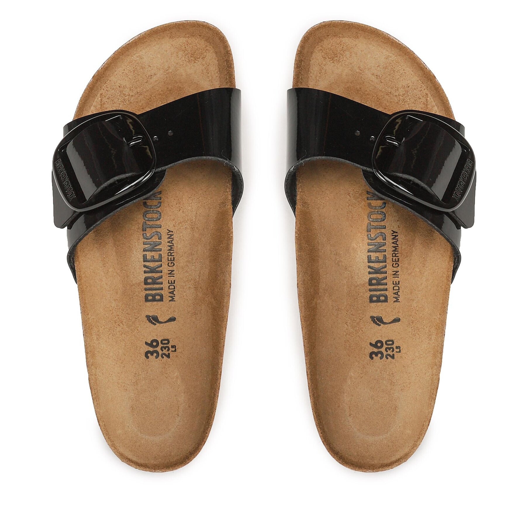 Birkenstock Nazouváky Madrid 1026125 Černá - Pepit.cz