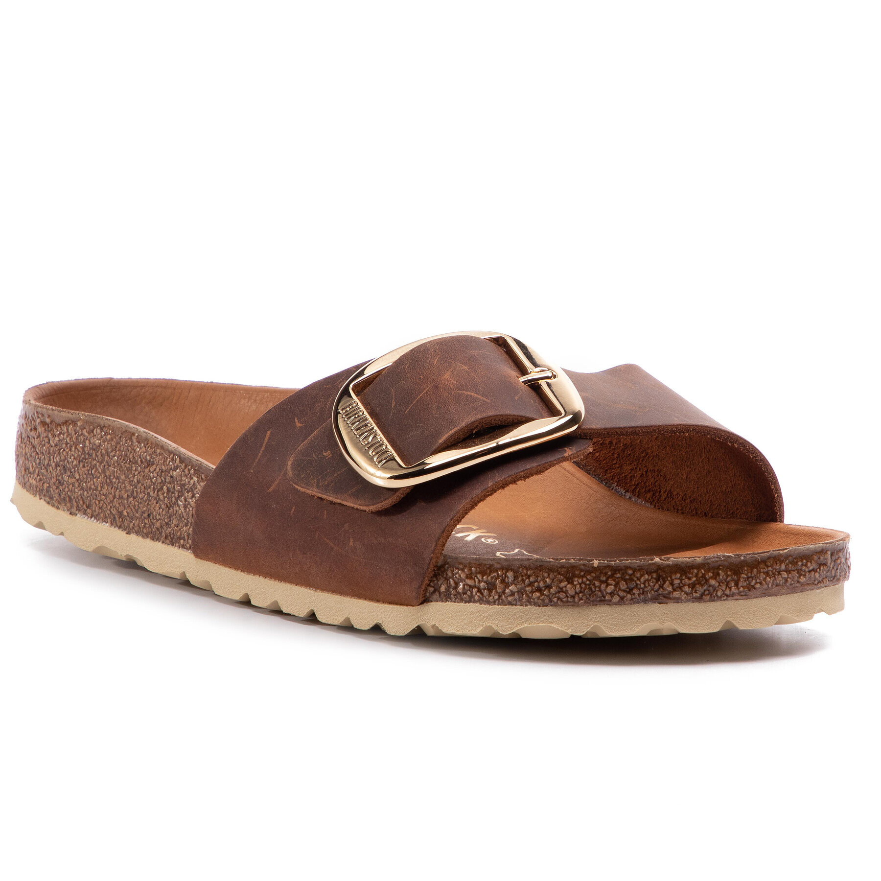 Birkenstock Nazouváky Madrid Big Buckle 1006525 Hnědá - Pepit.cz