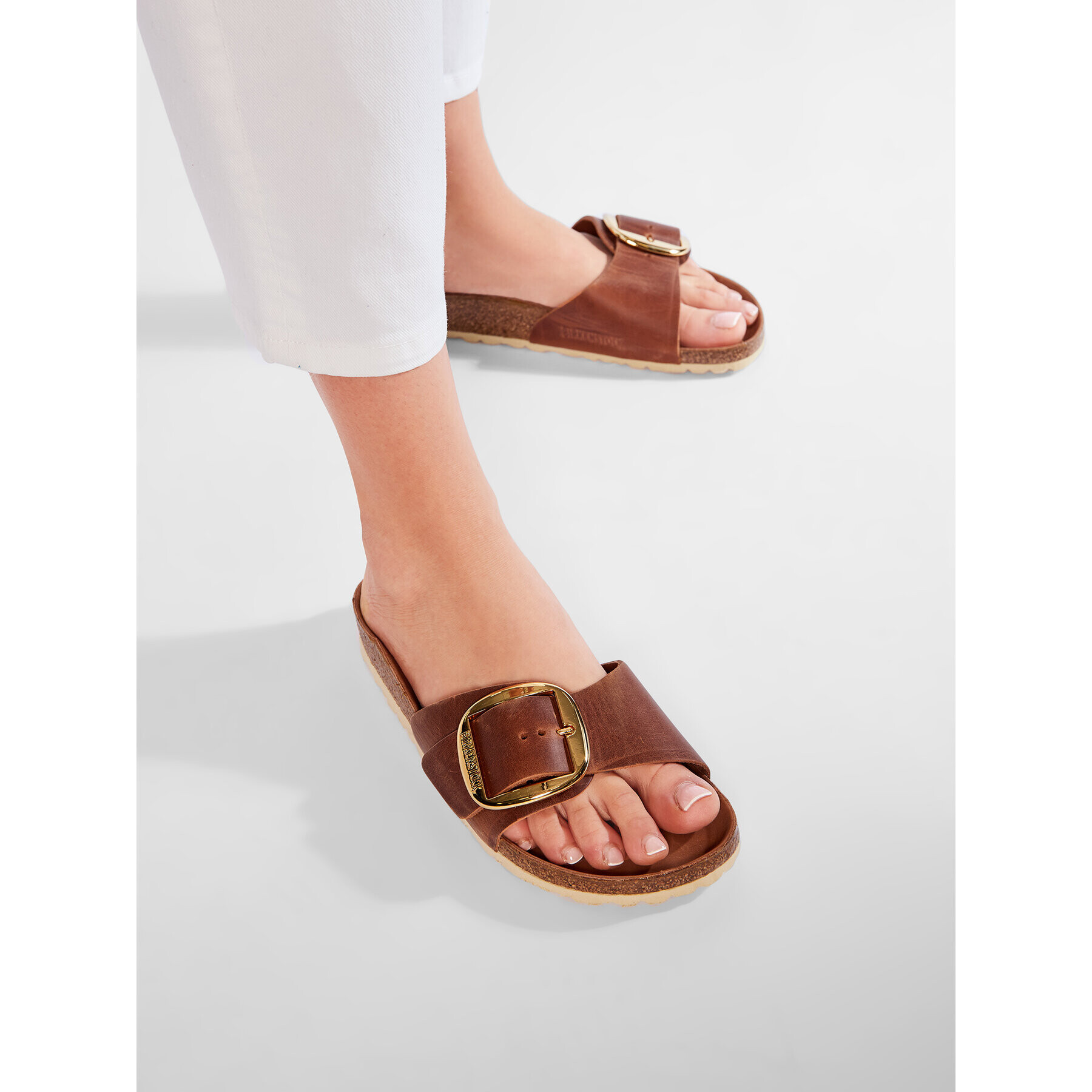 Birkenstock Nazouváky Madrid Big Buckle 1006525 Hnědá - Pepit.cz