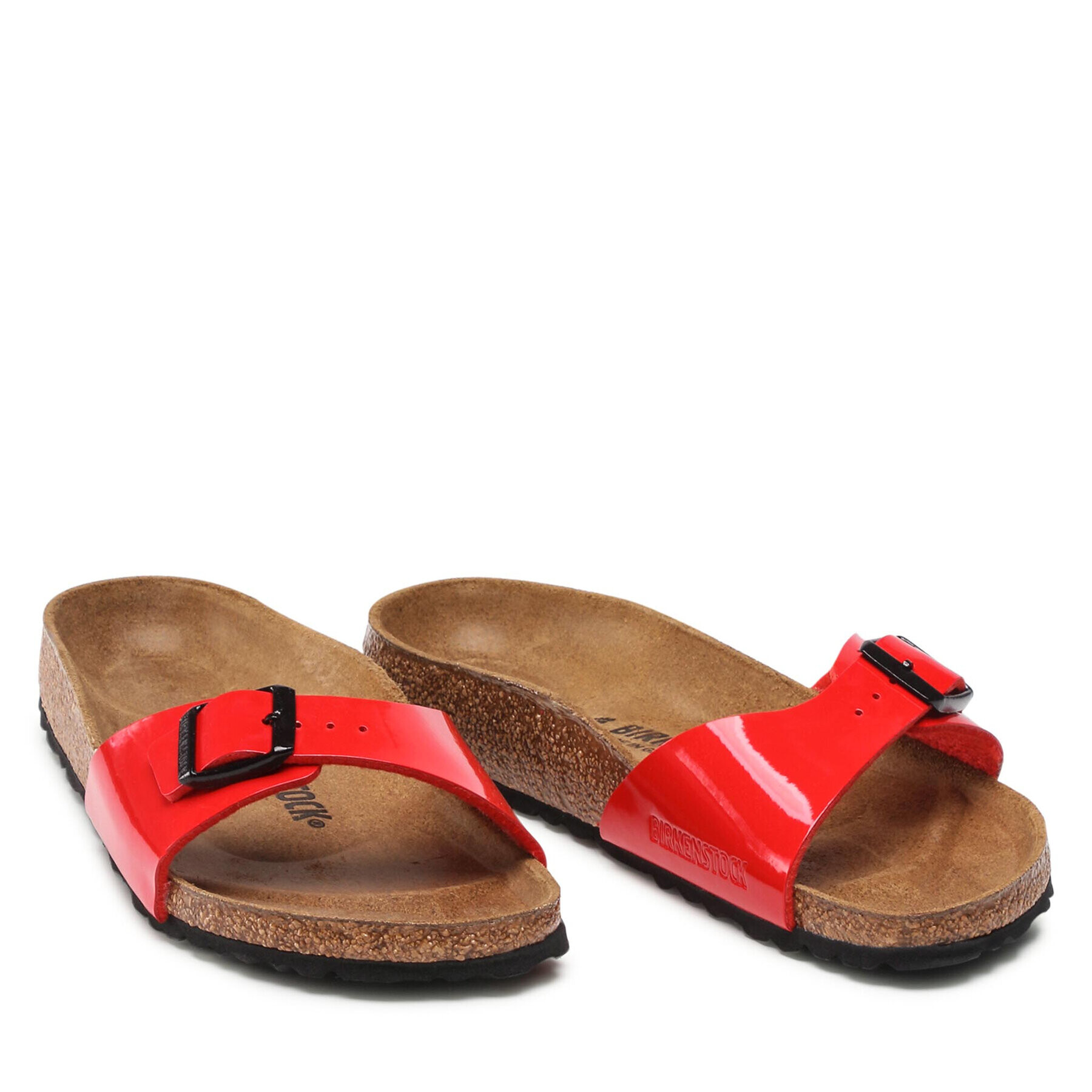 Birkenstock Nazouváky Madrid Bs 1019460 Červená - Pepit.cz