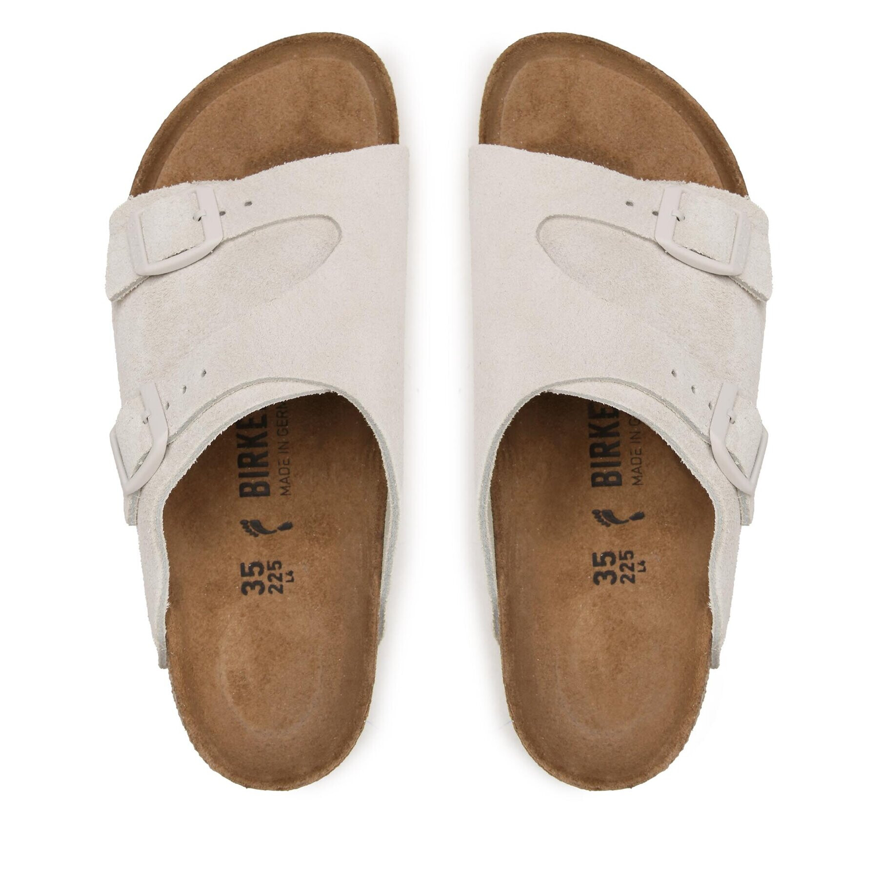 Birkenstock Nazouváky Zürich 1025008 Bílá - Pepit.cz