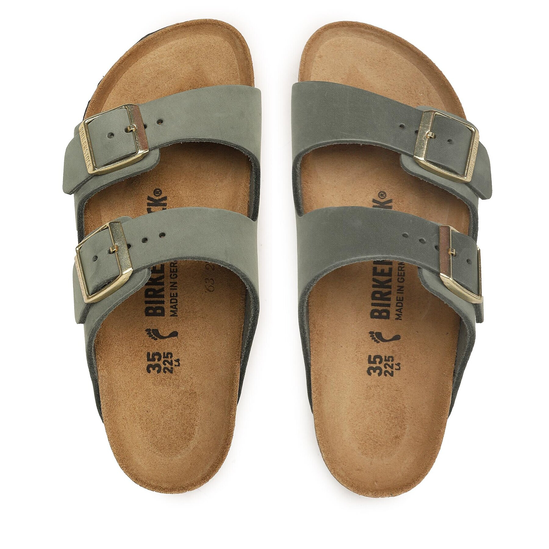 Birkenstock Sandály Arizona 1025762 Zelená - Pepit.cz