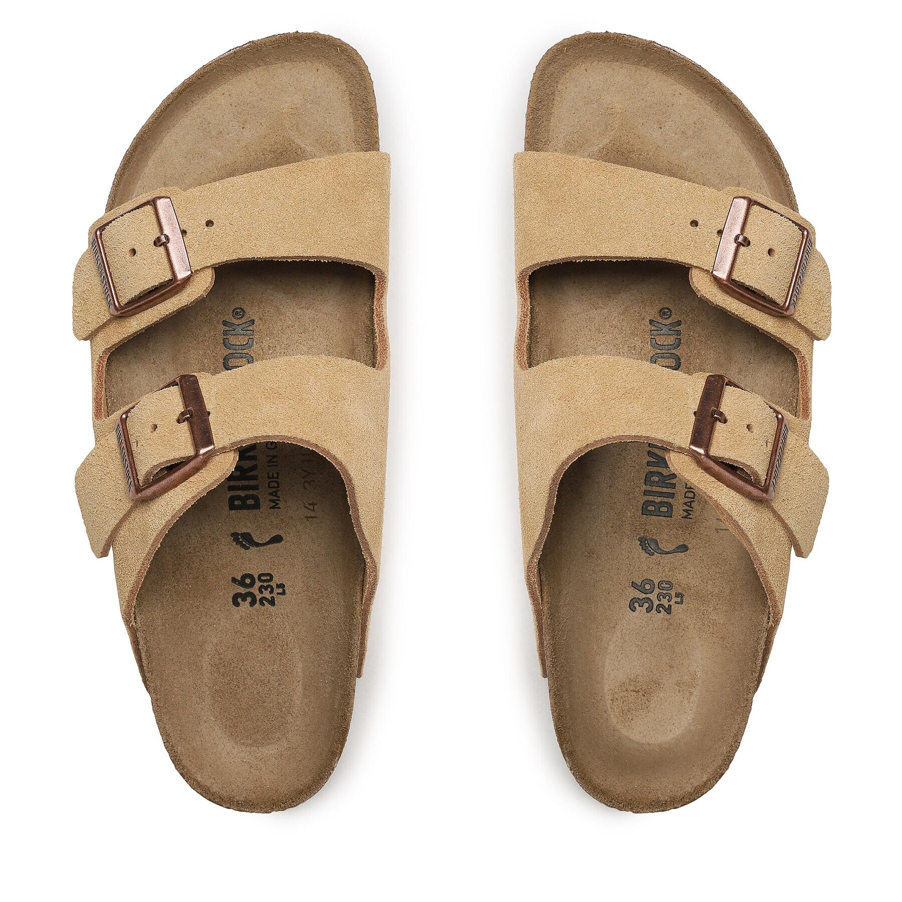 Birkenstock Sandály Arizona 1026174 Béžová - Pepit.cz