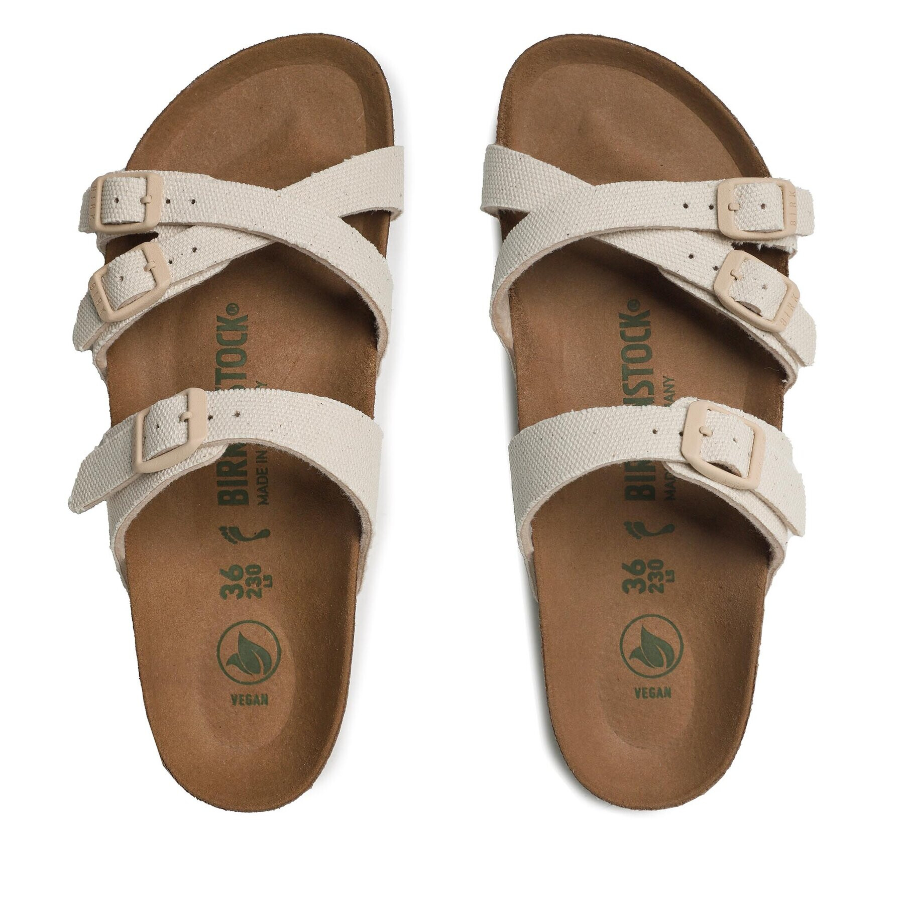 Birkenstock Nazouváky Franca 1024036 Béžová - Pepit.cz