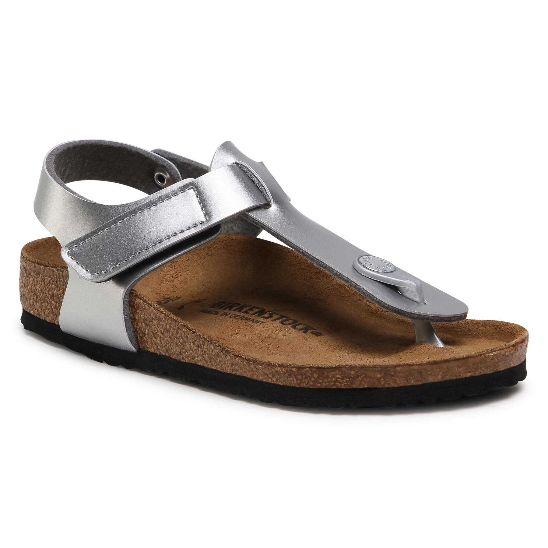 Birkenstock Sandály Kairo Hl Kids 1019167 Stříbrná - Pepit.cz