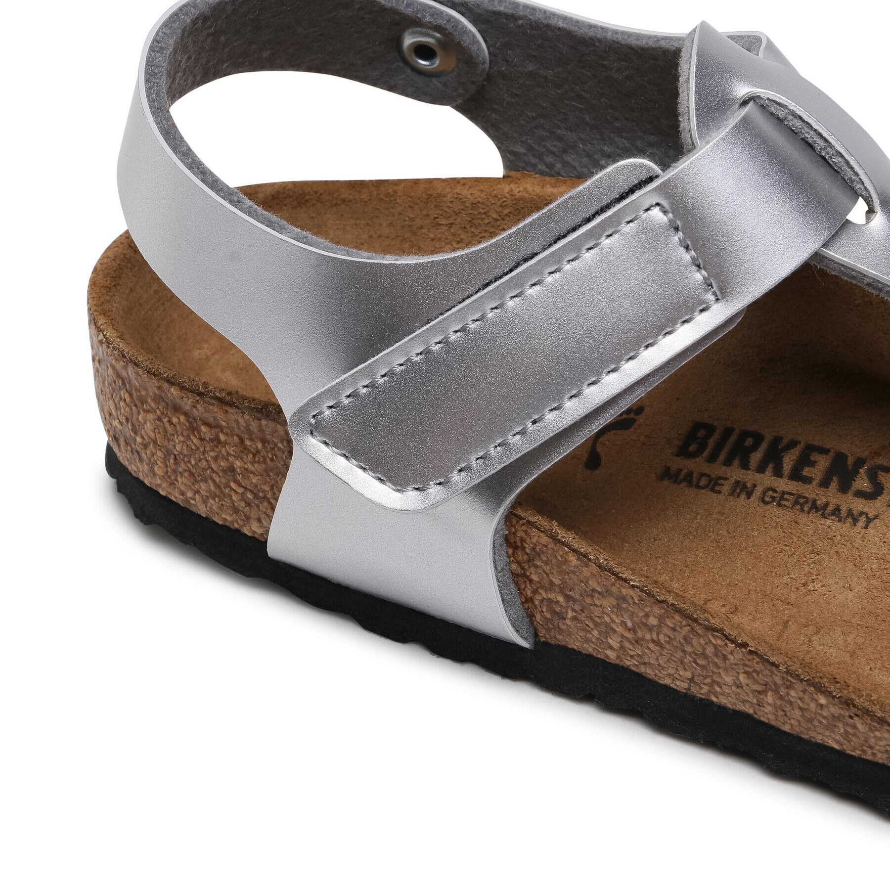 Birkenstock Sandály Kairo Hl Kids 1019167 Stříbrná - Pepit.cz