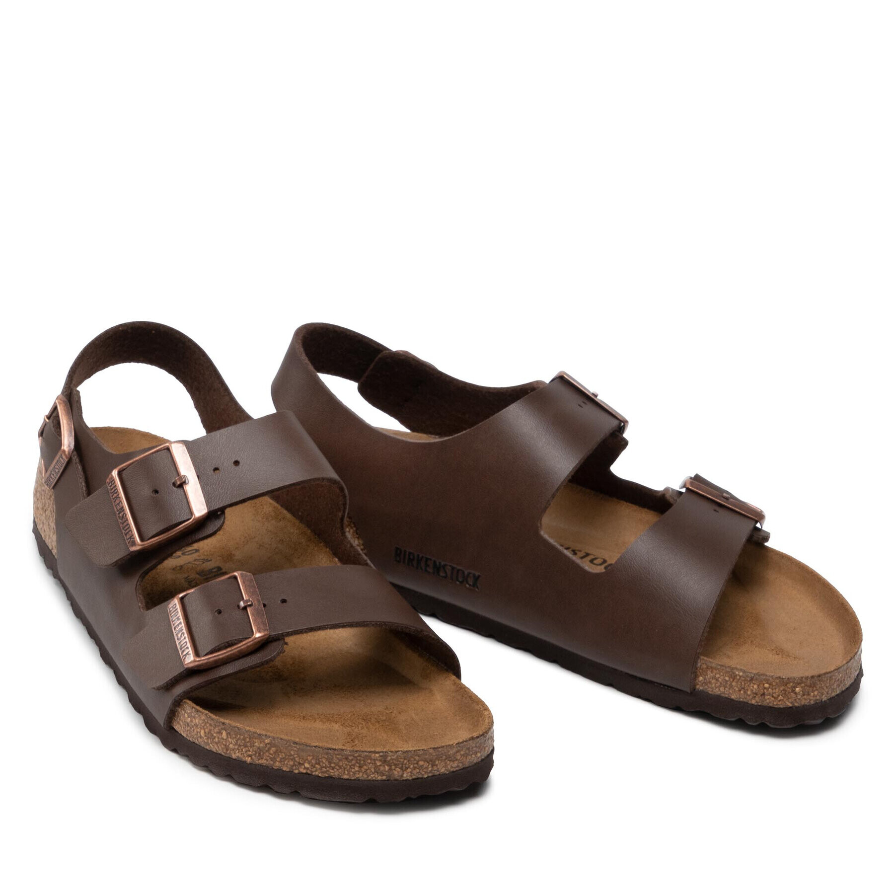 Birkenstock Sandály Milano 034701 Hnědá - Pepit.cz